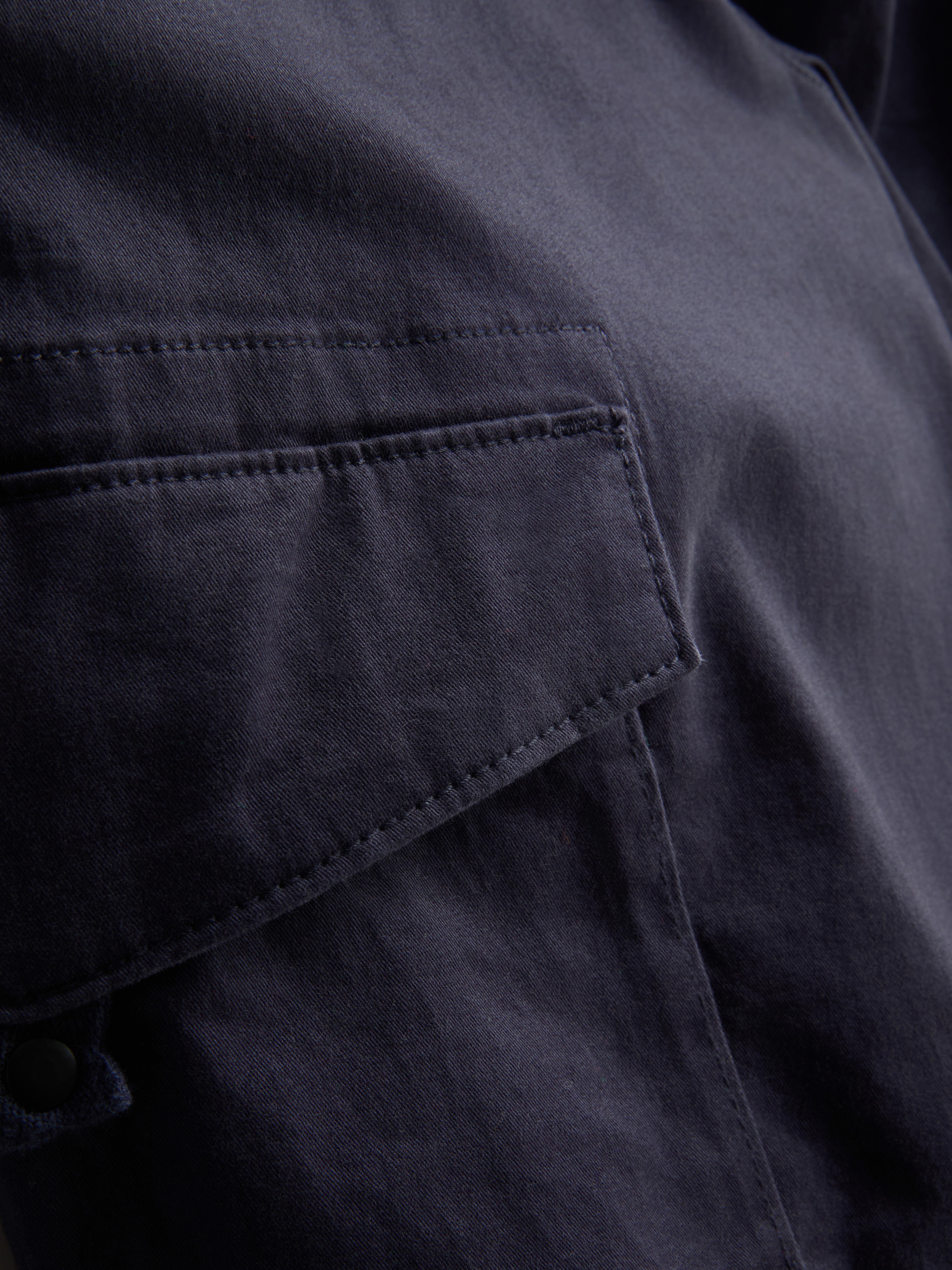 Cuffed Cargo Joggers - Blue