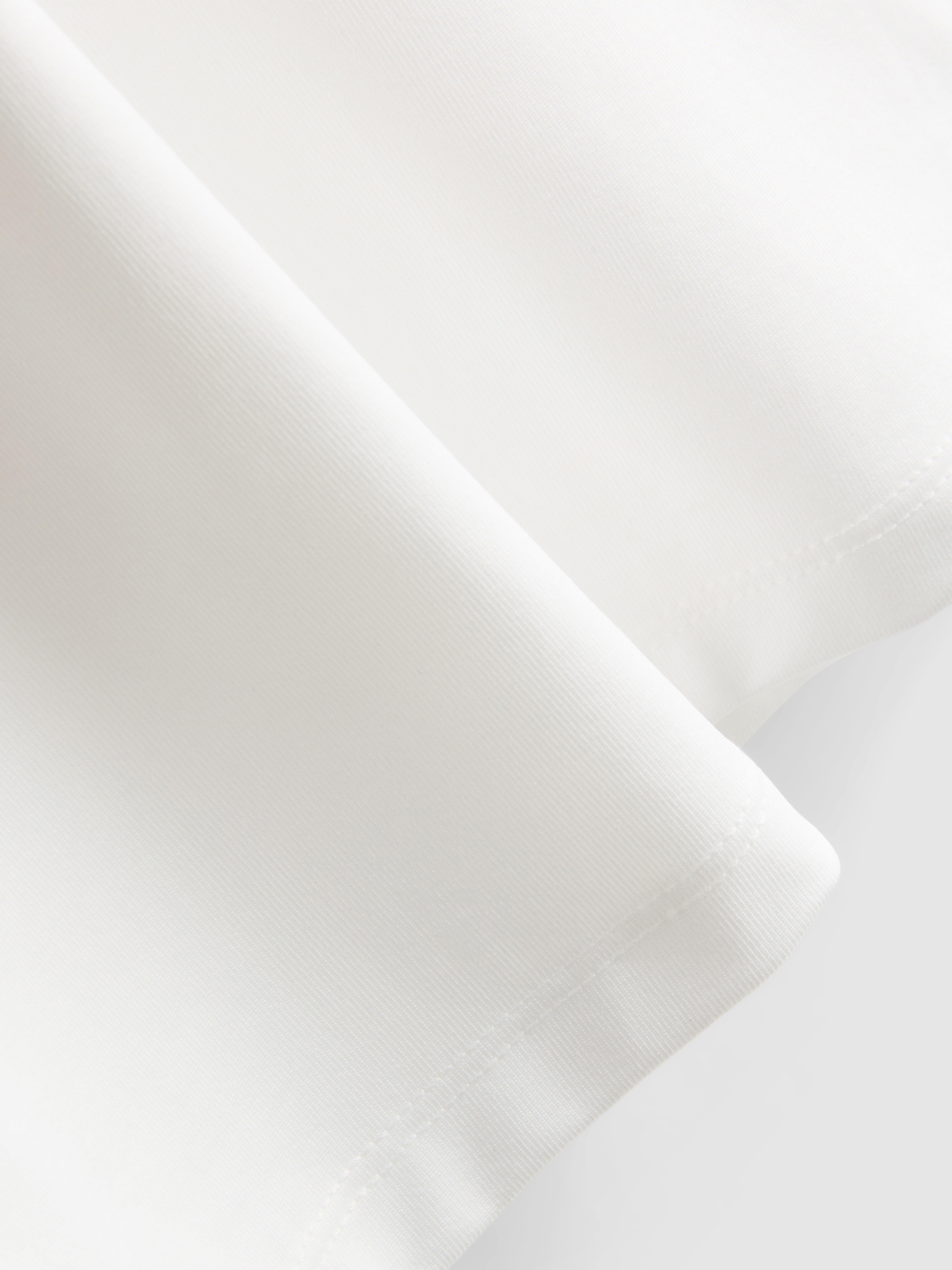 Cap-Sleeve Corset Top - White