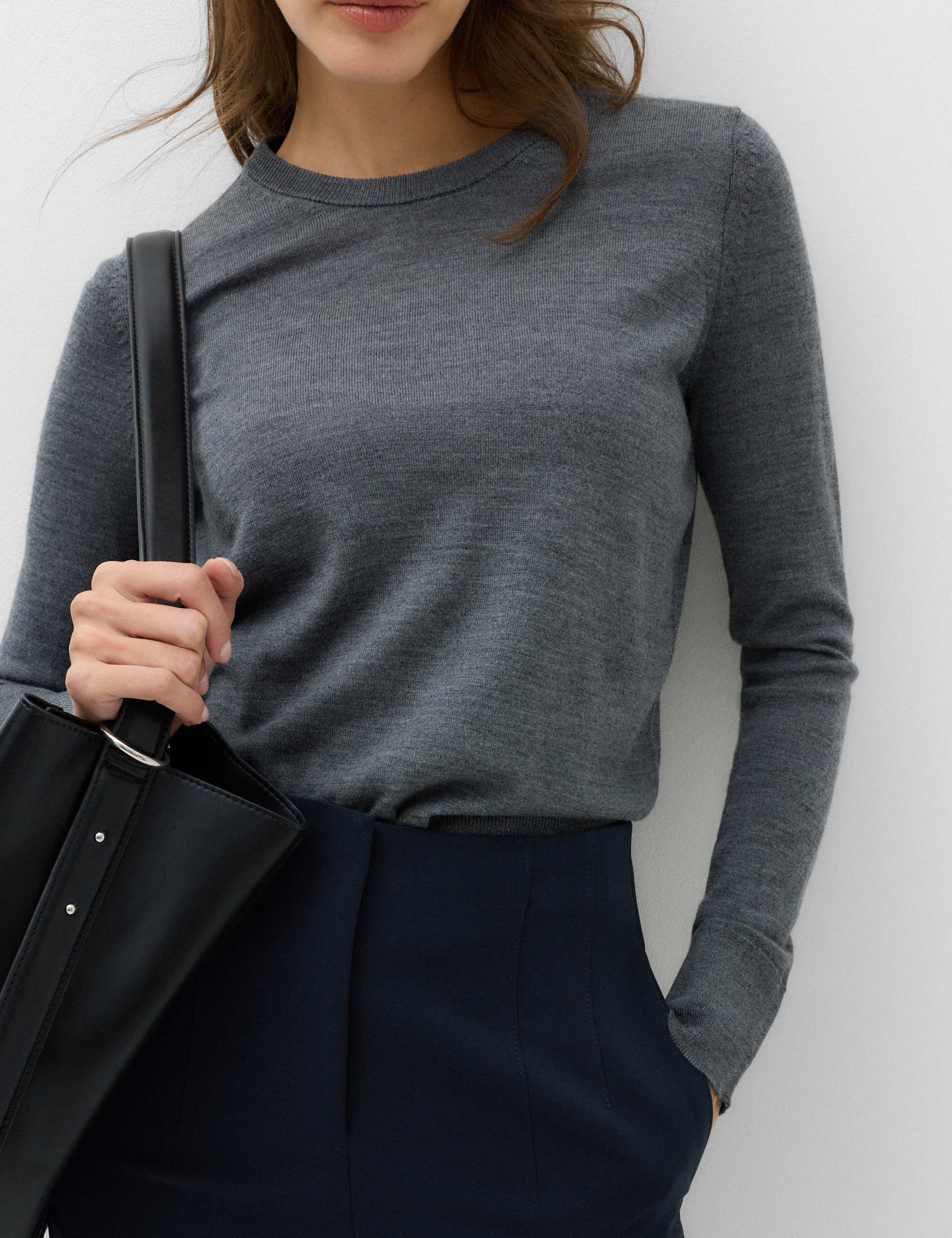 Tapered Ankle Grazer Trousers