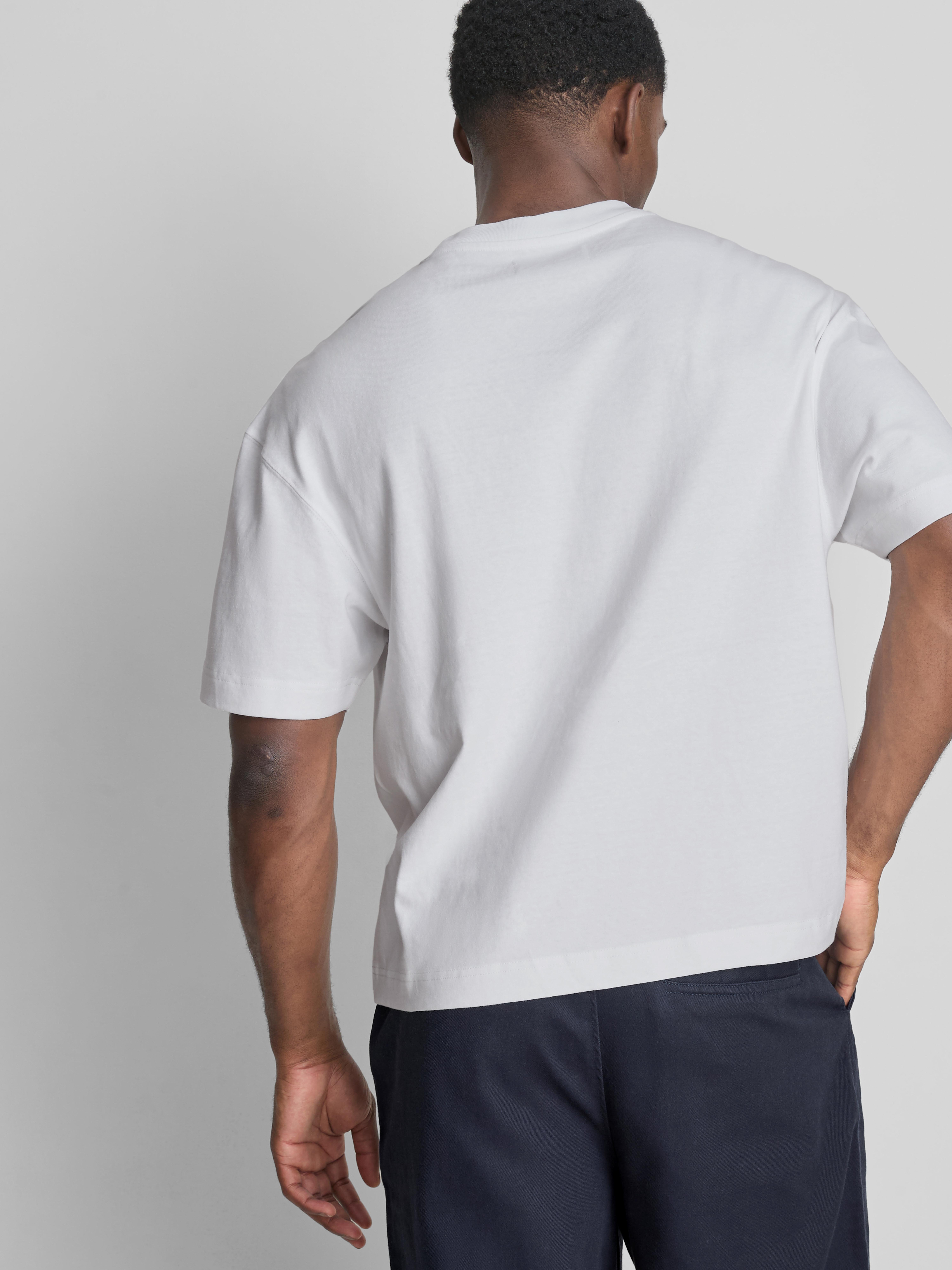 Pure Cotton Boxy T-Shirt - White