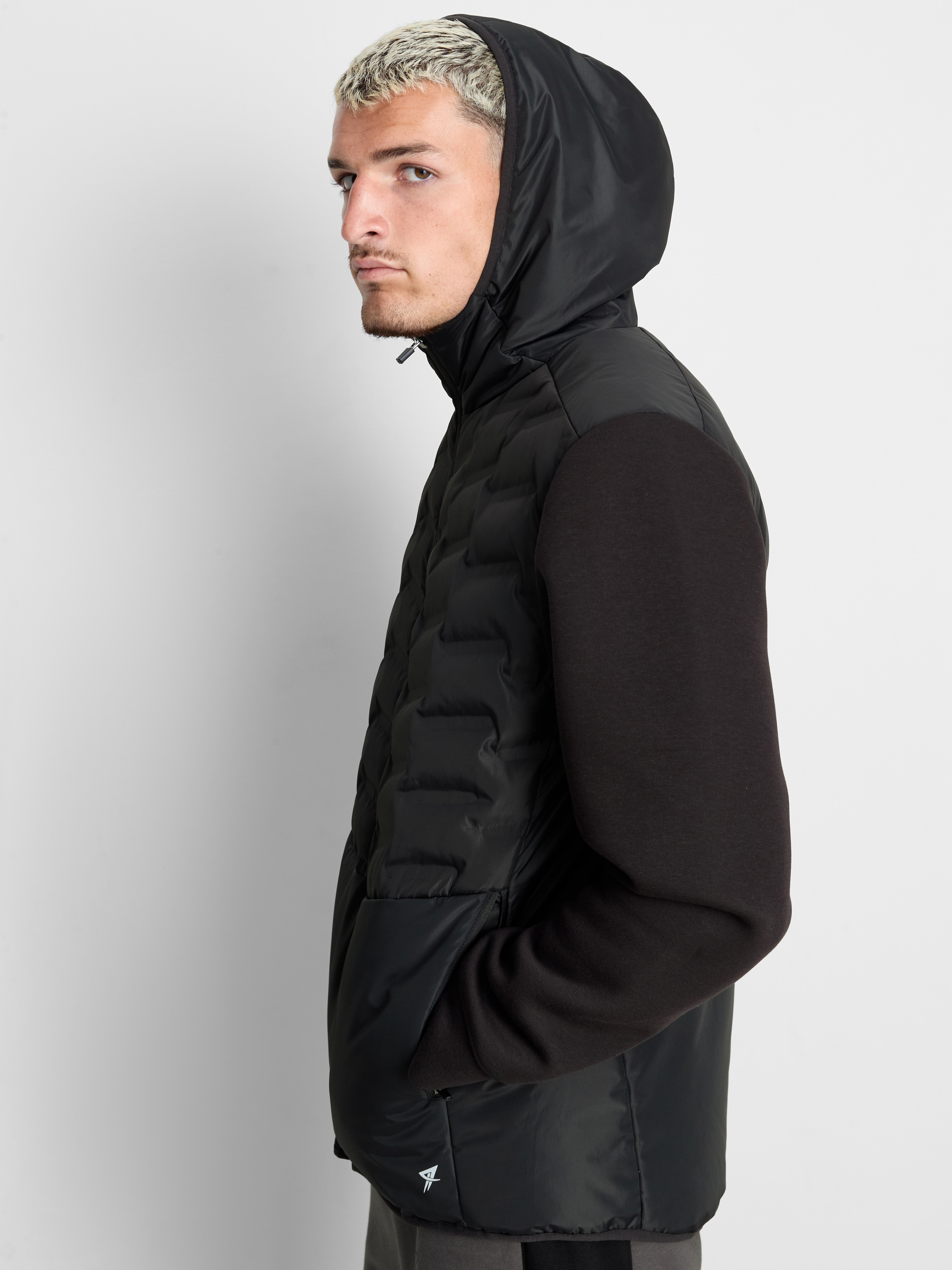 Primark Form | Hybrid Hooded Jacket - Black