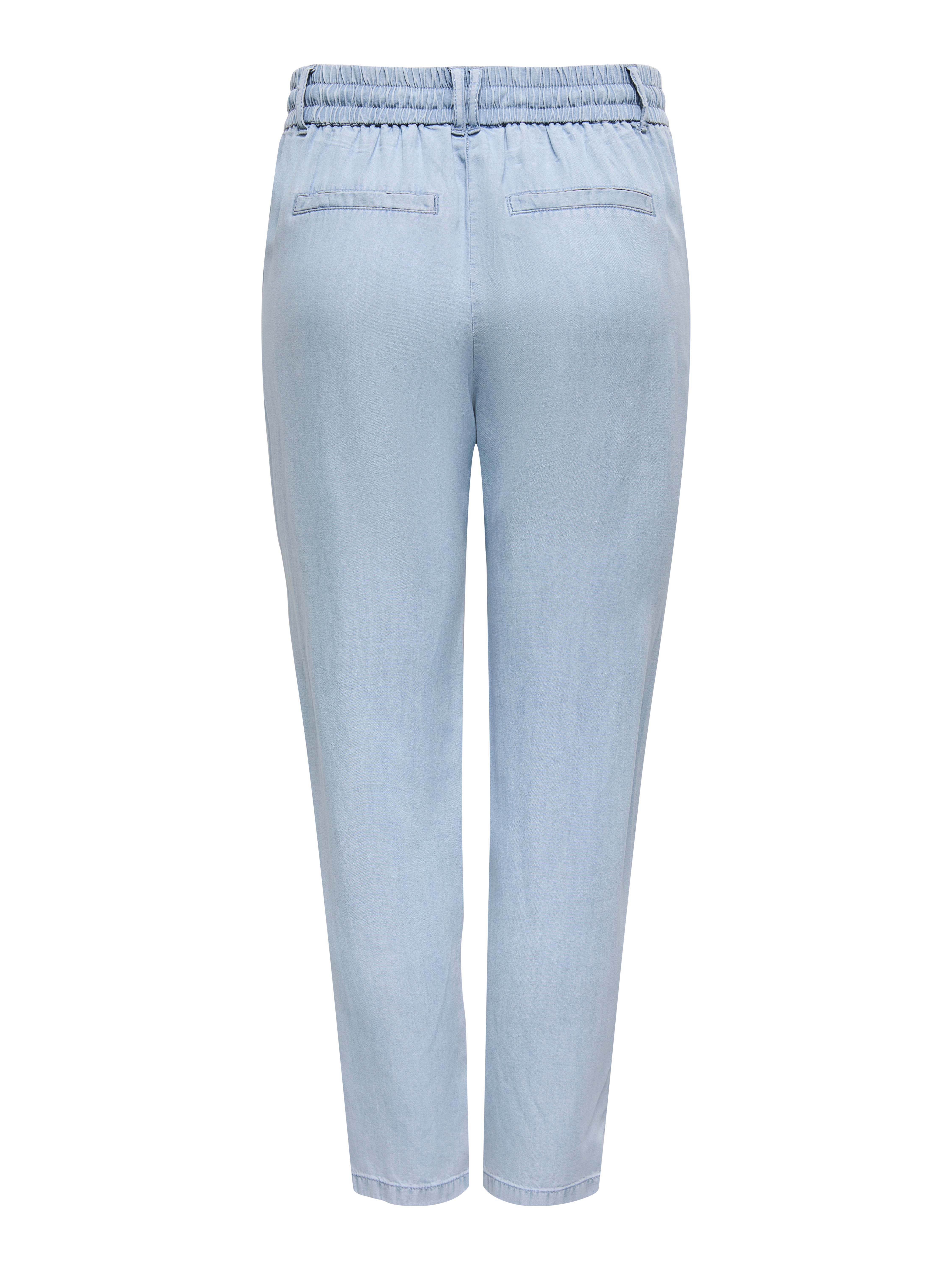 ONLPOPTRASH Straight Fit Trousers Light Blue Denim