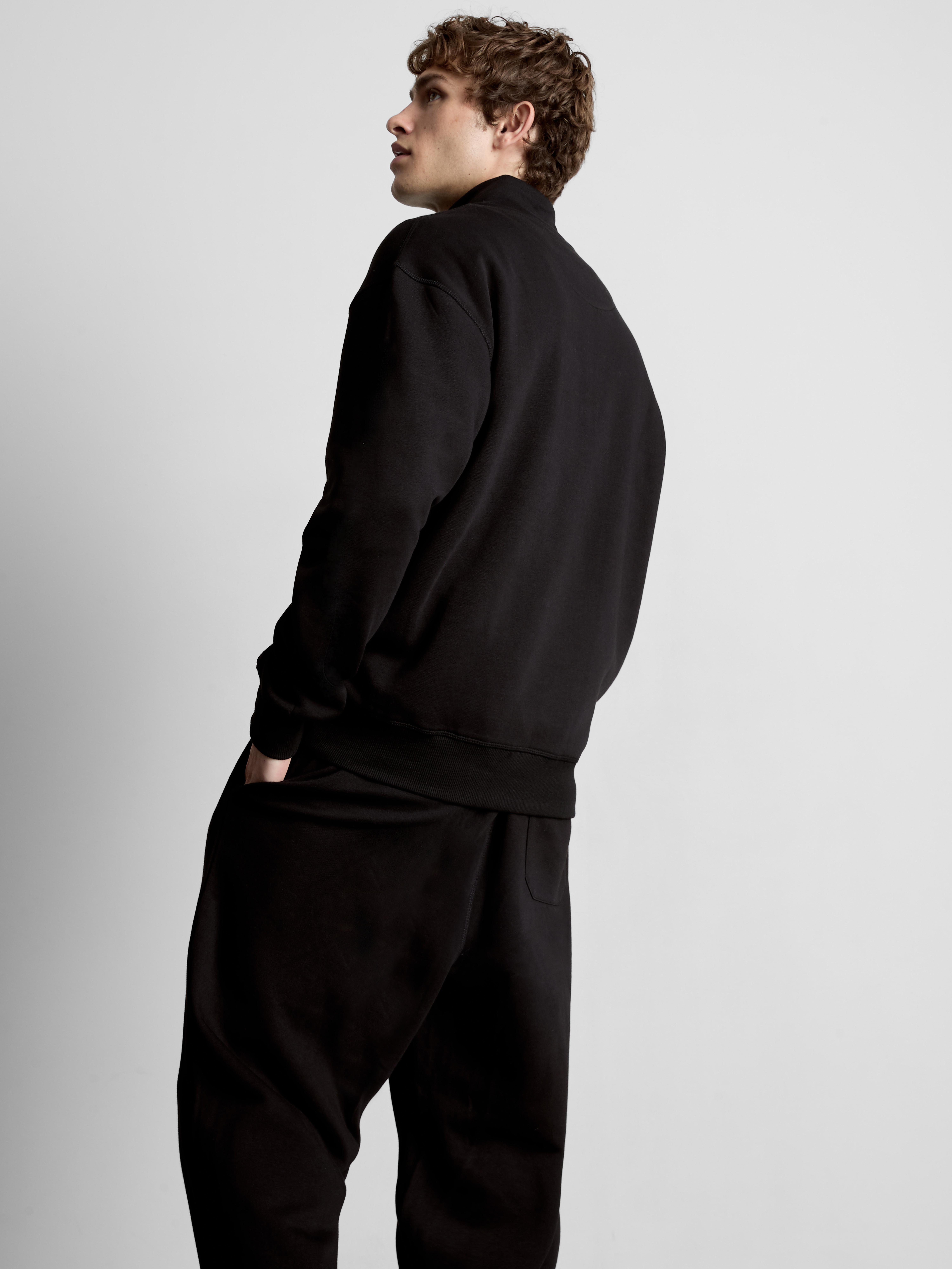 Half-Zip Sweatshirt - Black