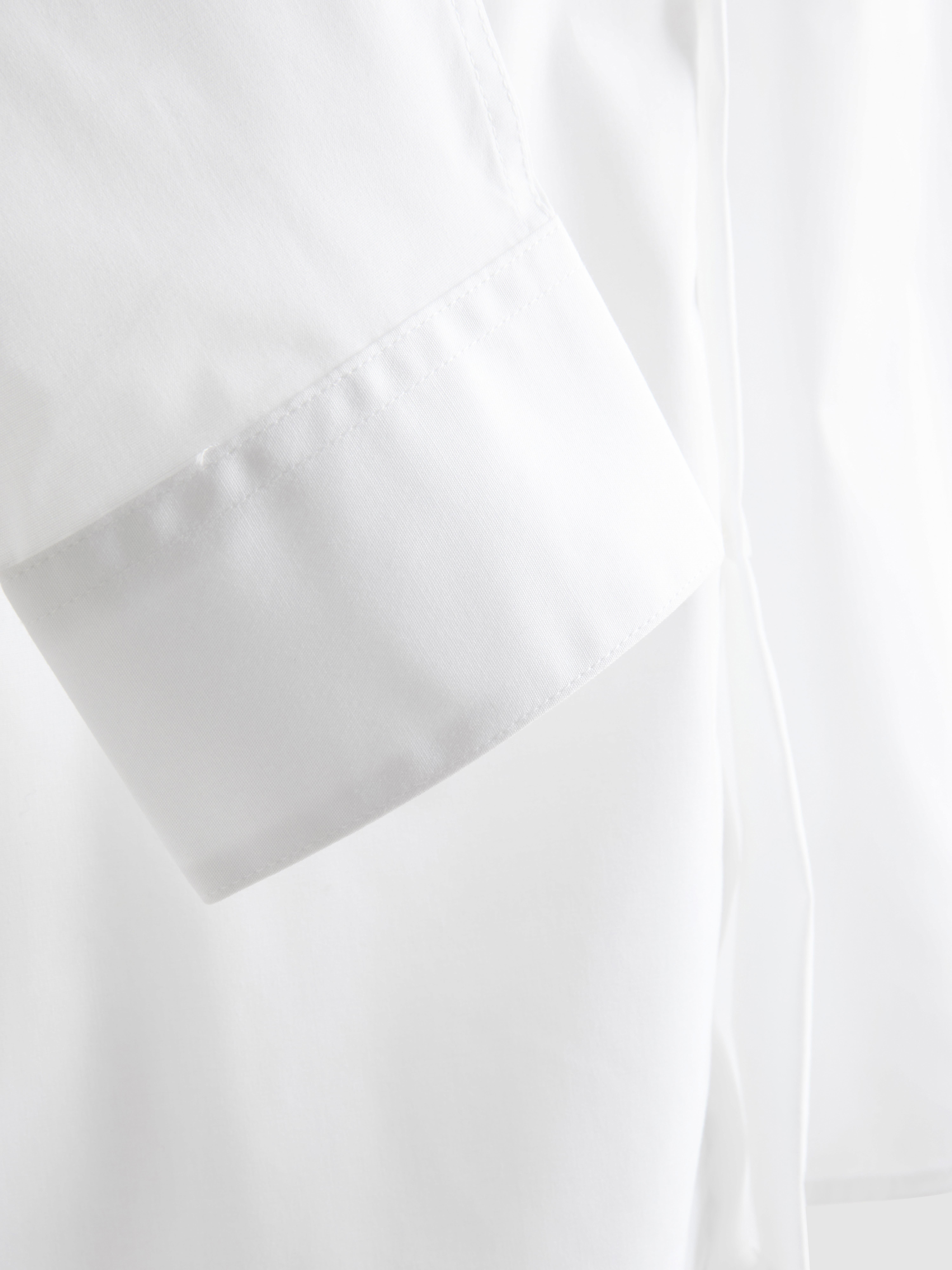 Stretch Regular Fit Shirt - White