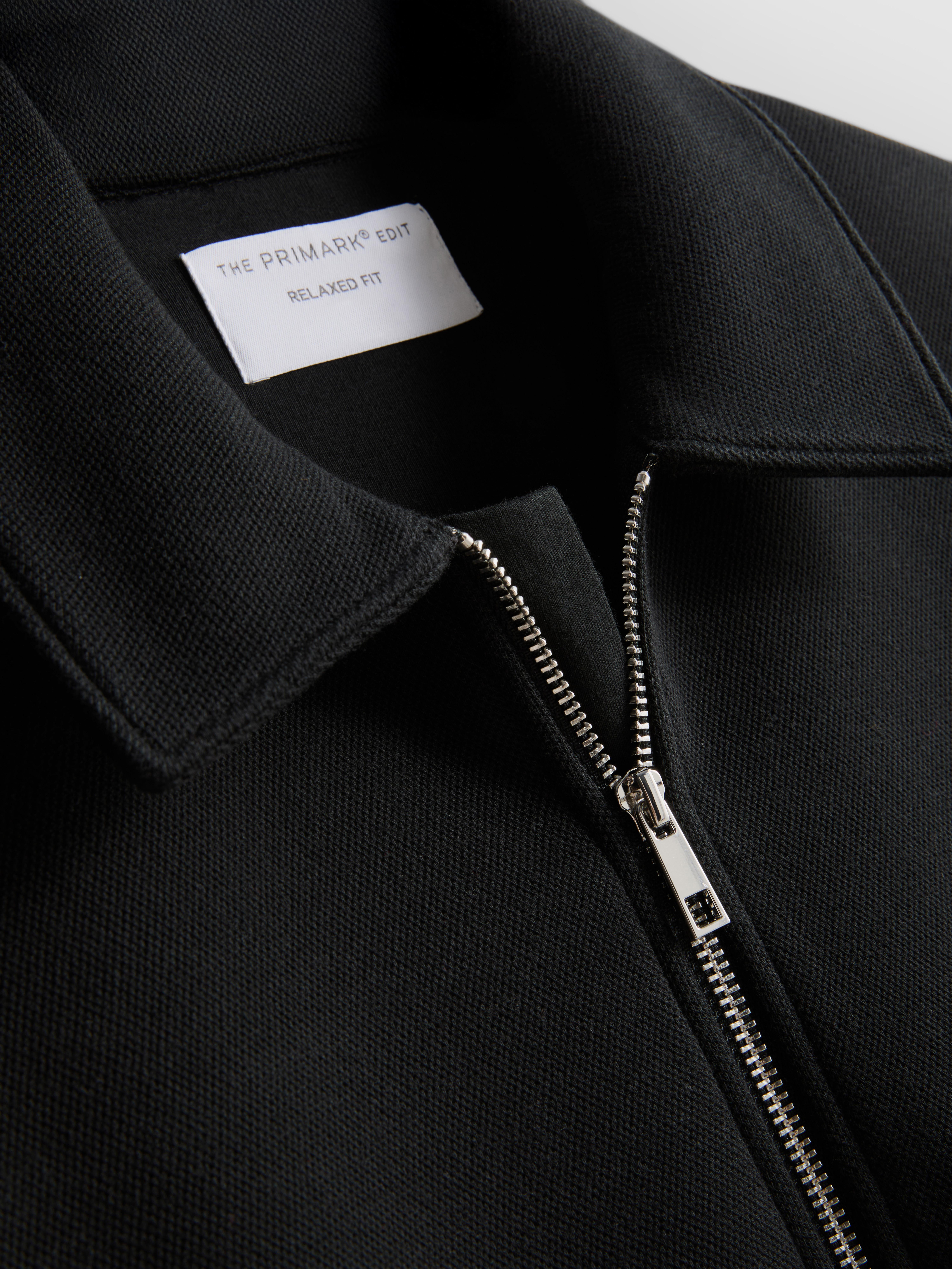 The Edit Quarter Zip Sweatshirt - Black