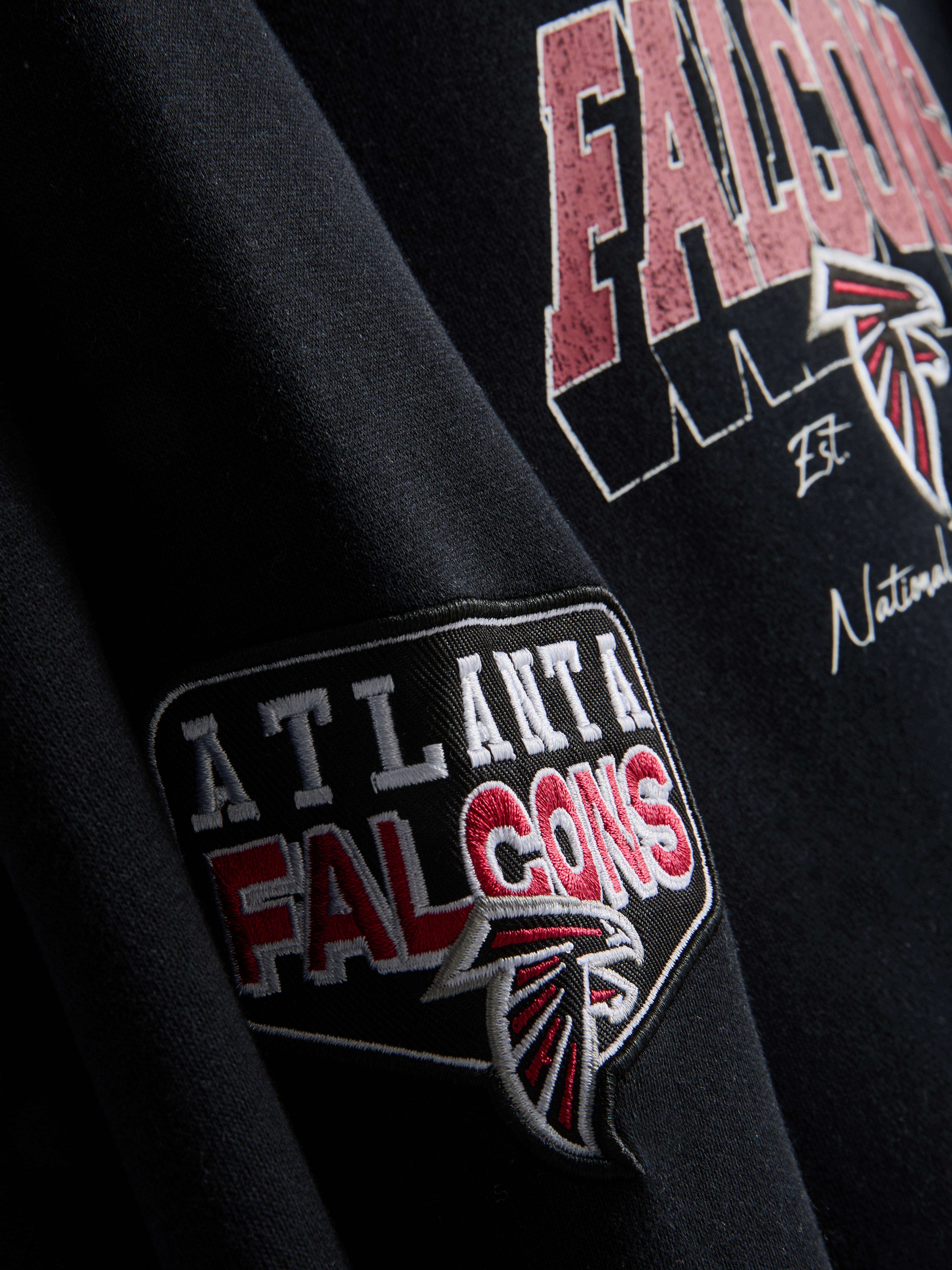 NFL Atlanta Falcons Cotton Rich Hoodie - Black