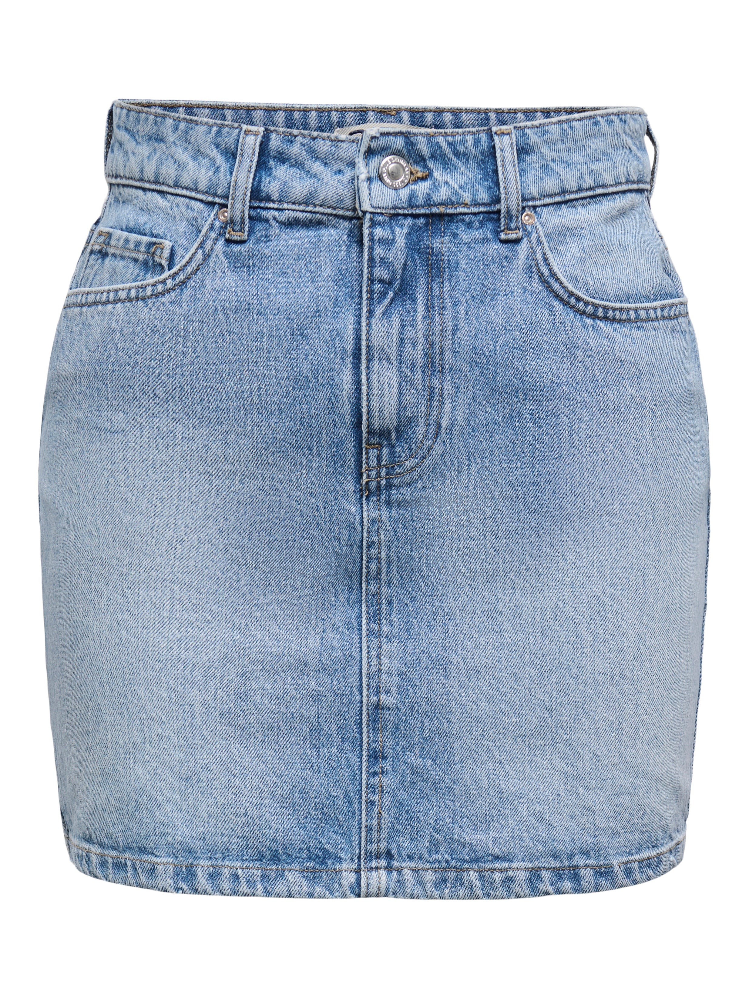 ONLSTELLA Denim Short skirt Light Blue Denim