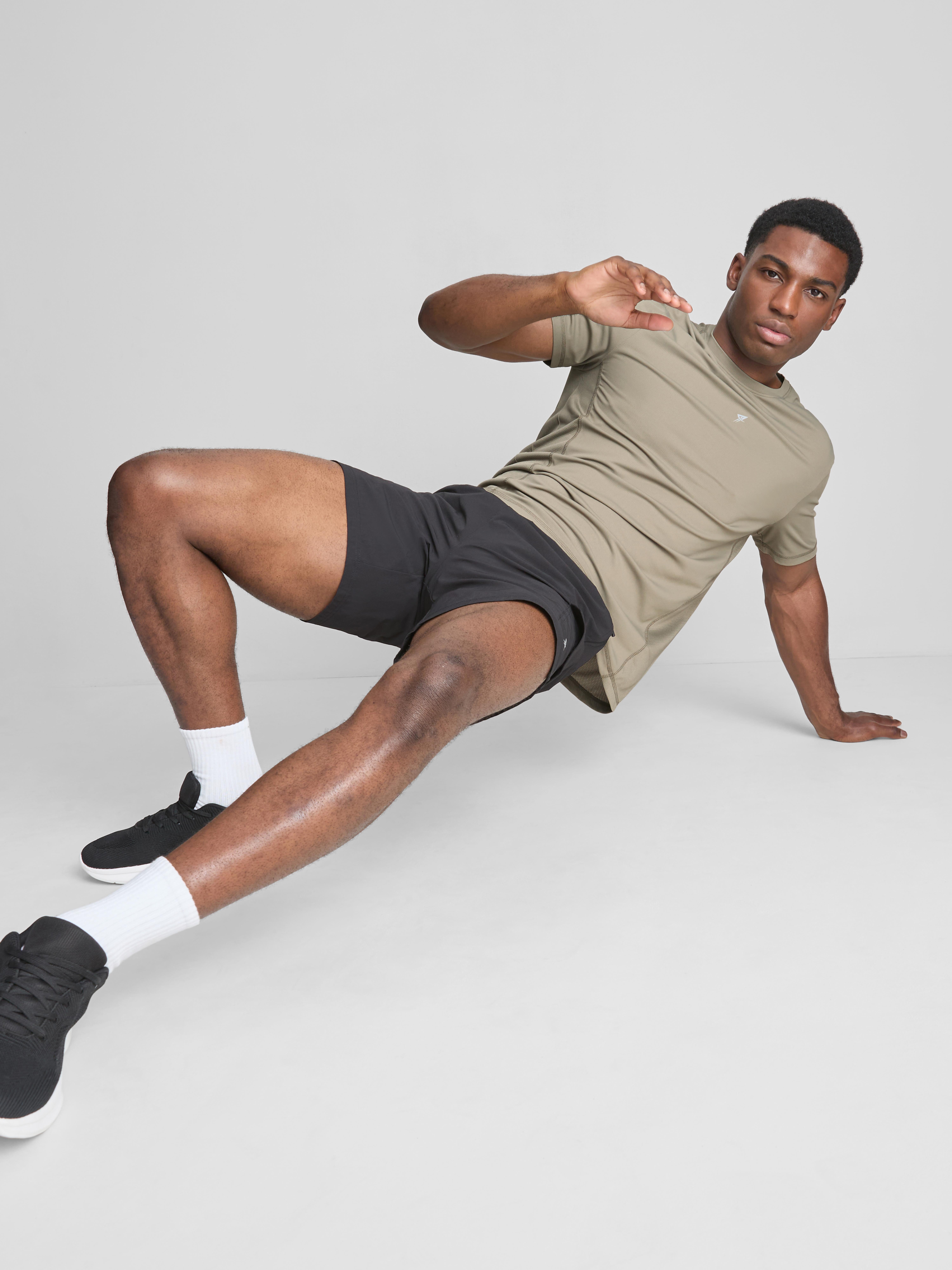 Panelled Gym T-Shirt - Light Green