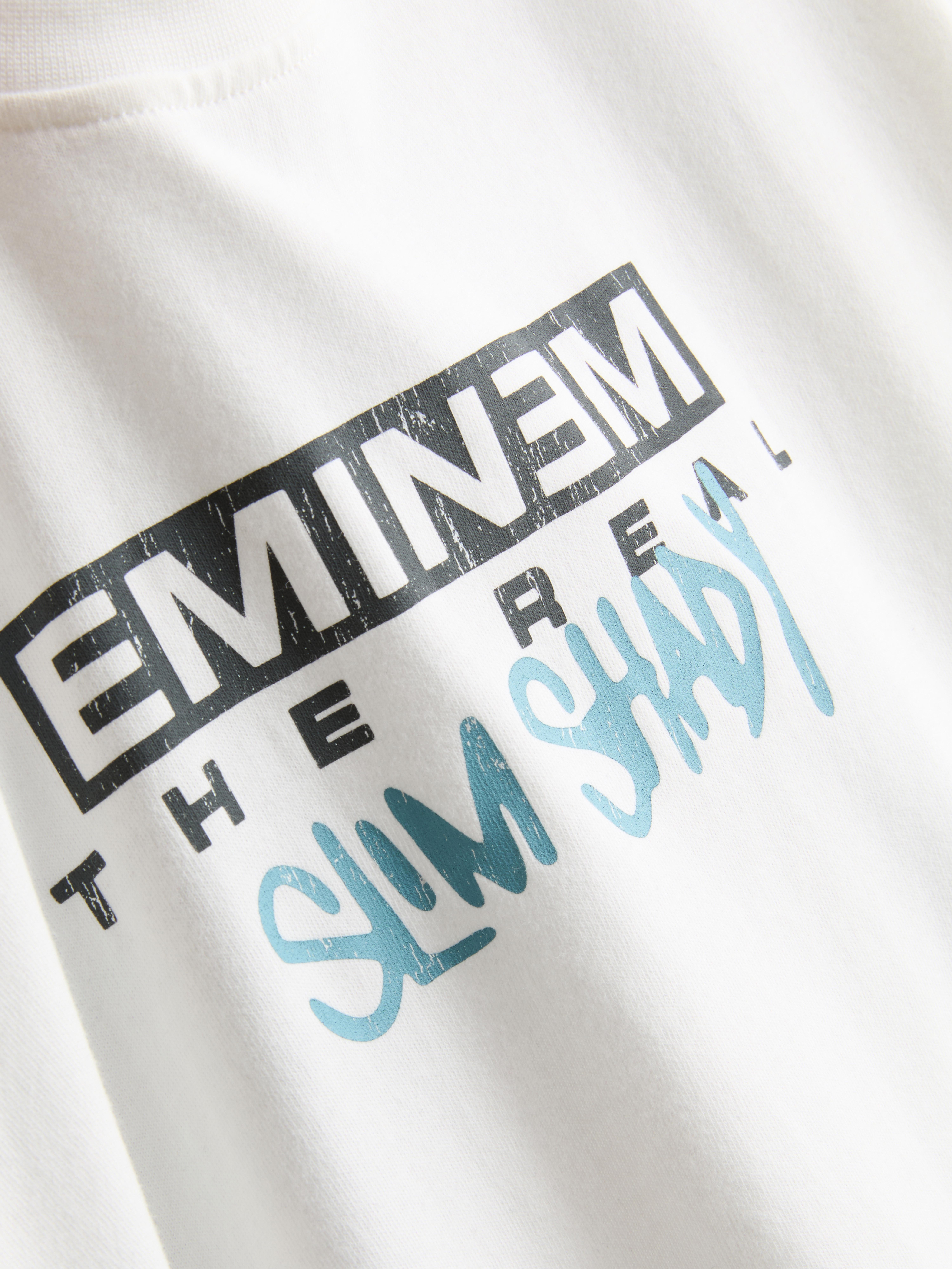 Eminem Pure Cotton Graphic Tee - White
