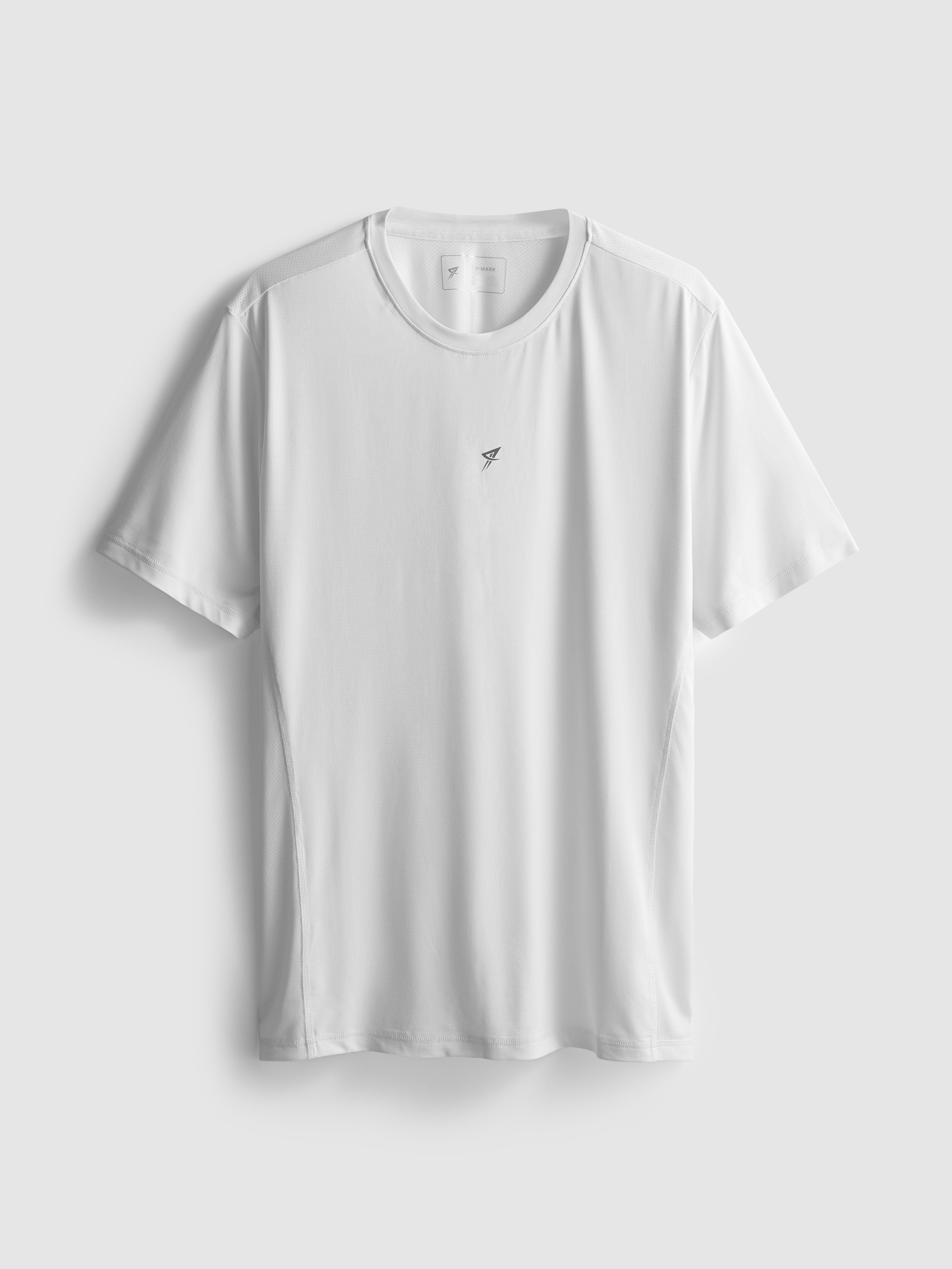 Short Sleeve Gym T-Shirt - White