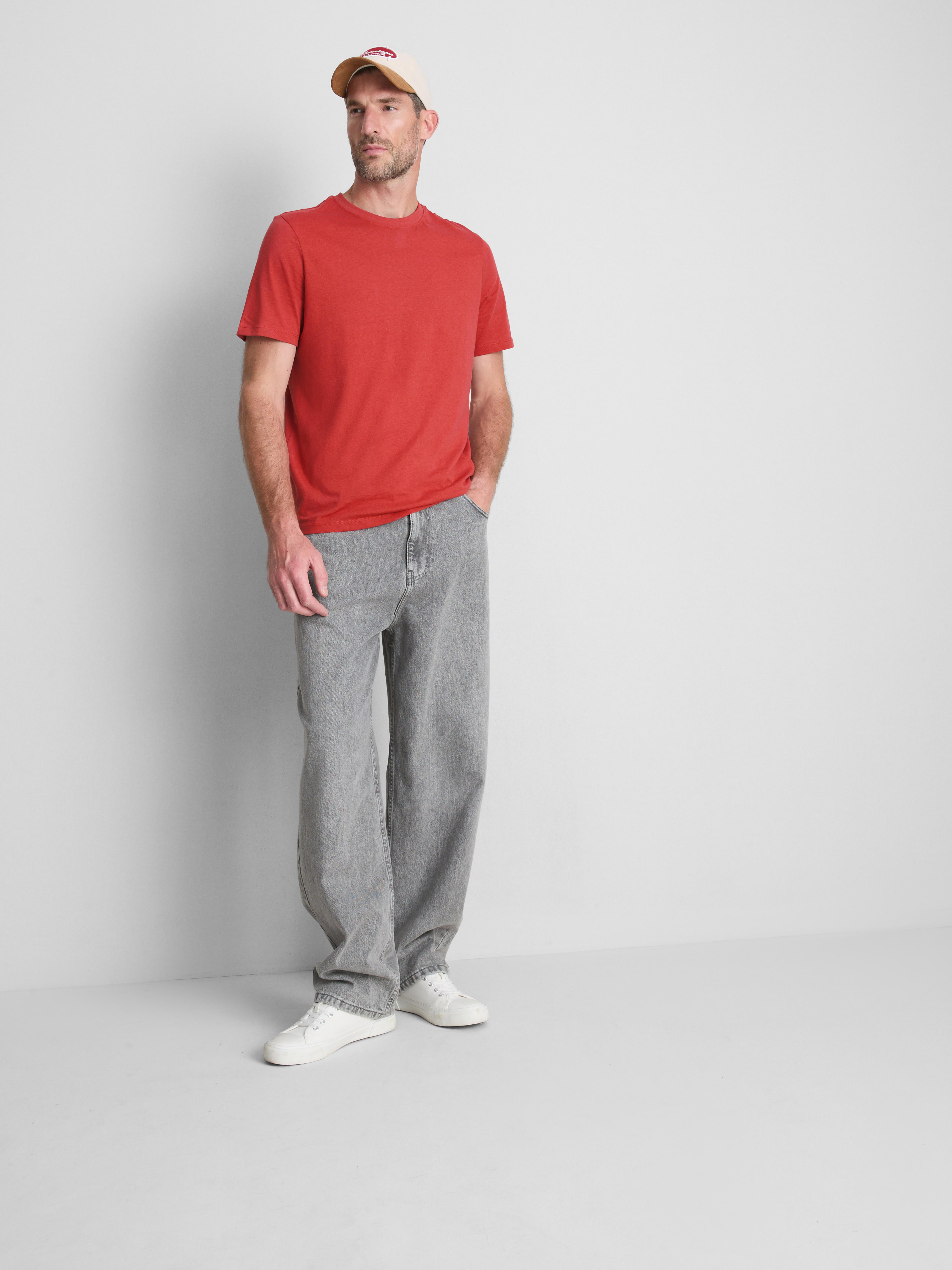 Regular Fit Short Sleeve T-Shirt - Coral