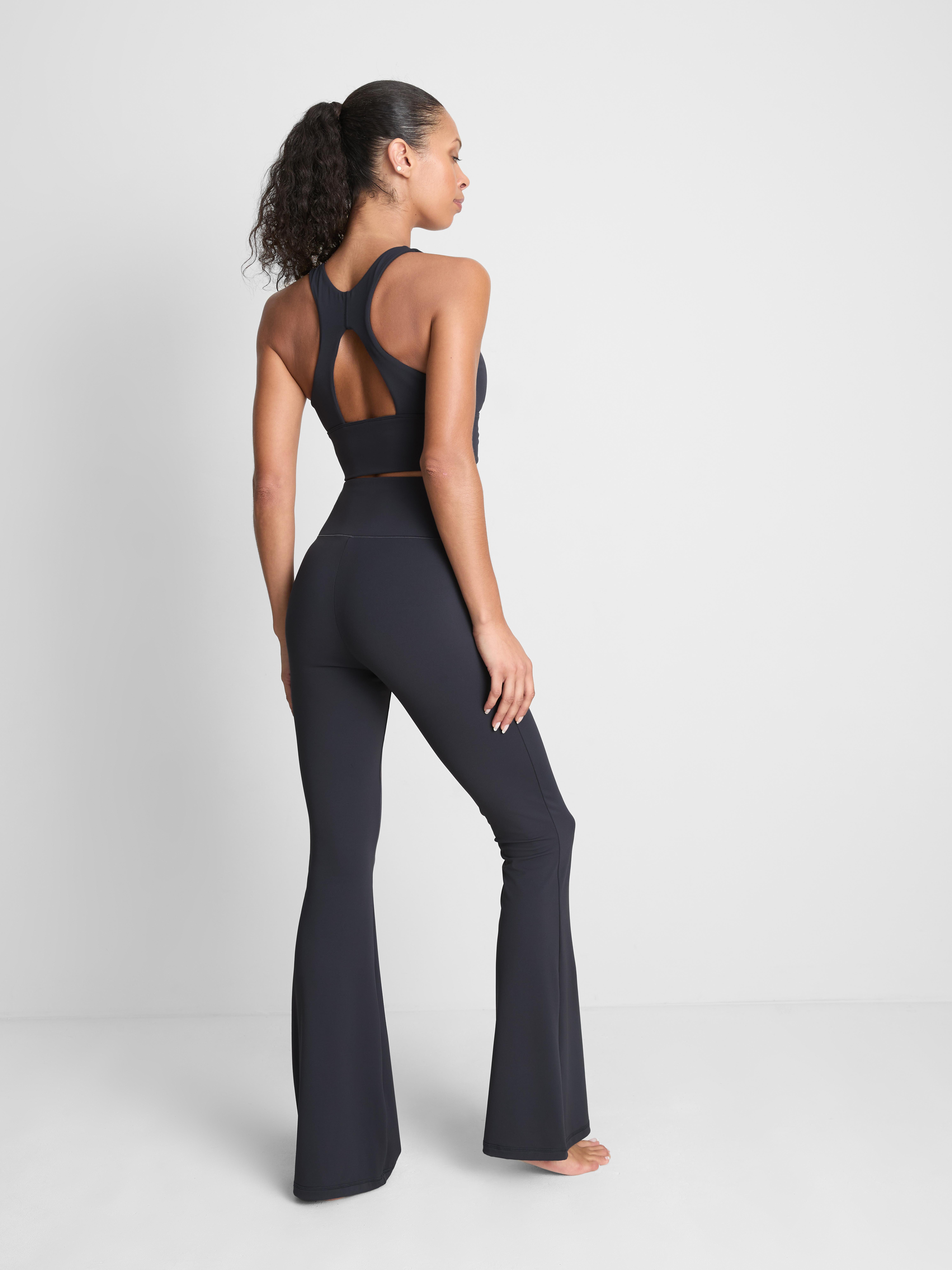 Buttery Soft Flared Active Leggings - Petrol