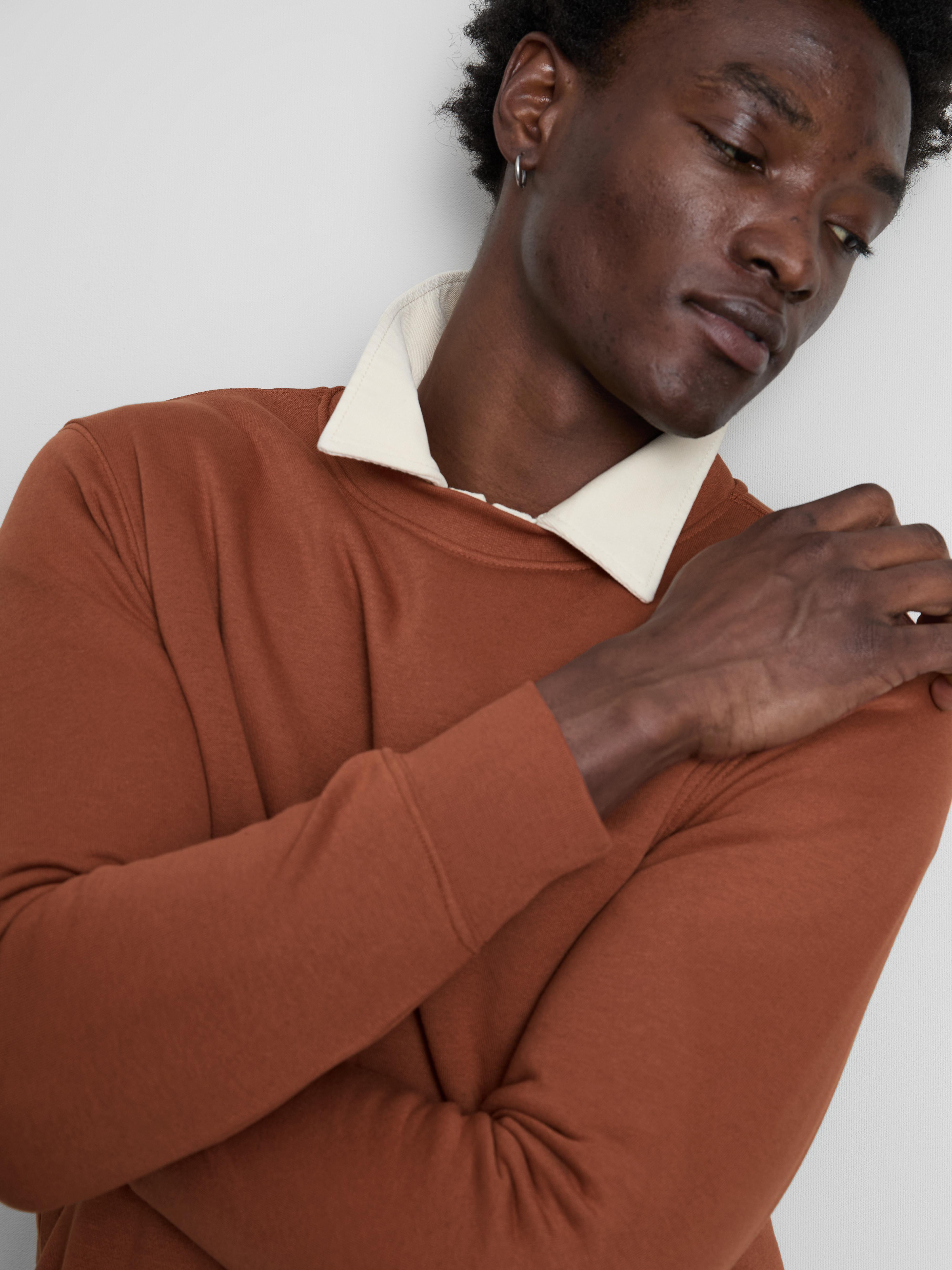 Essential Crew Sweatshirt - Burnt Orange