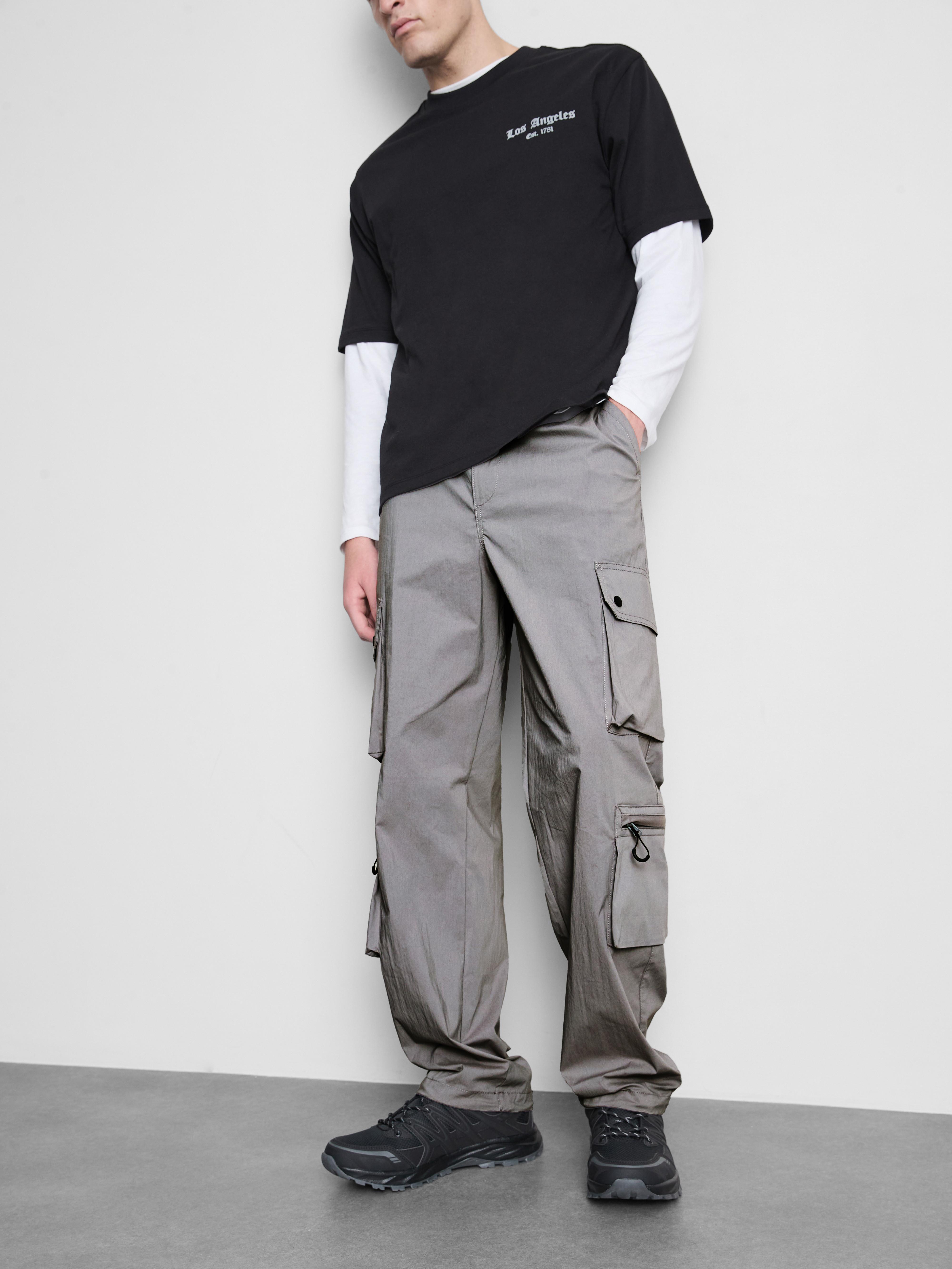 Utility Cargo Pants - Gray