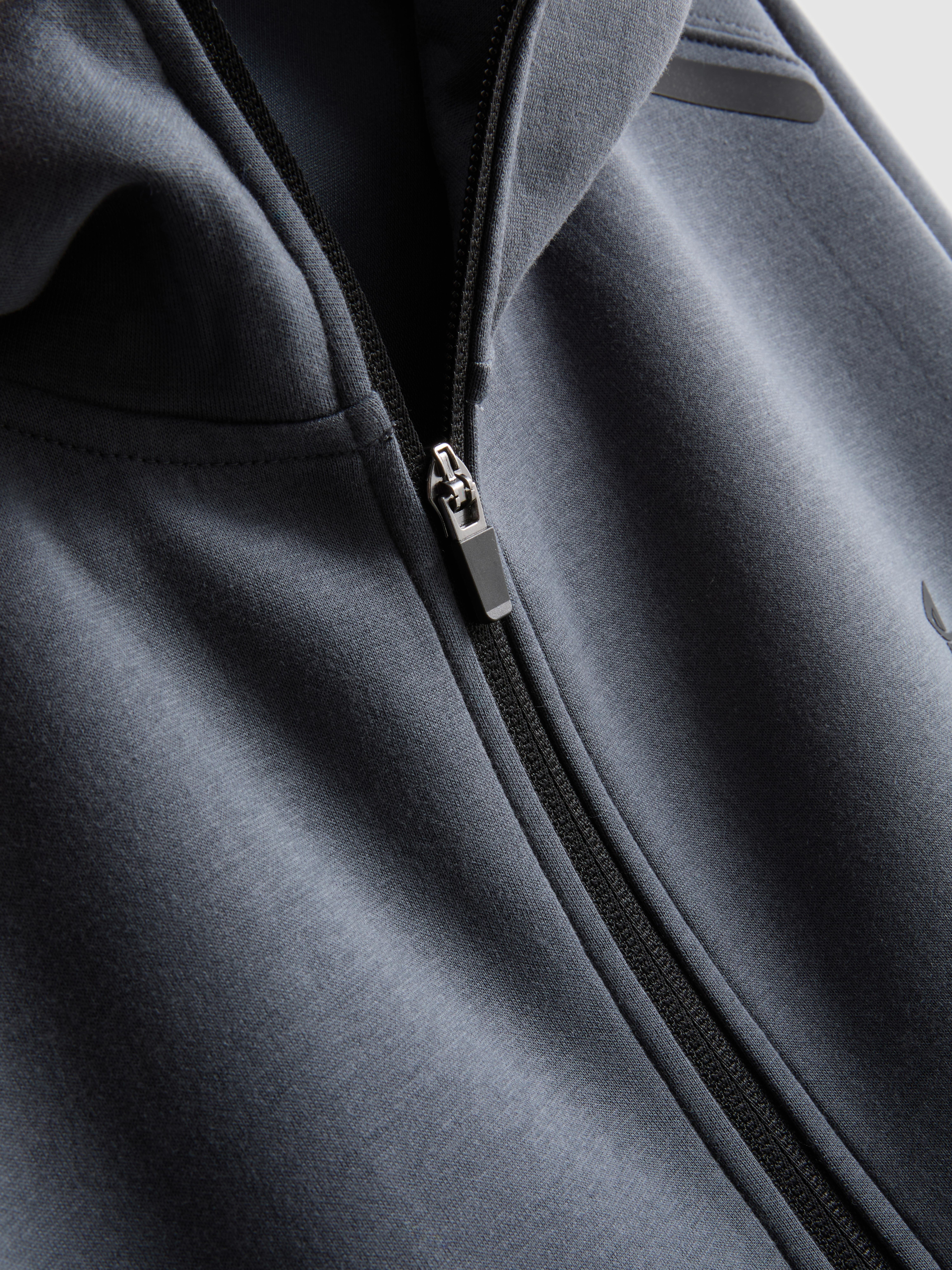 Zip-Up Gym Hoodie - Blue