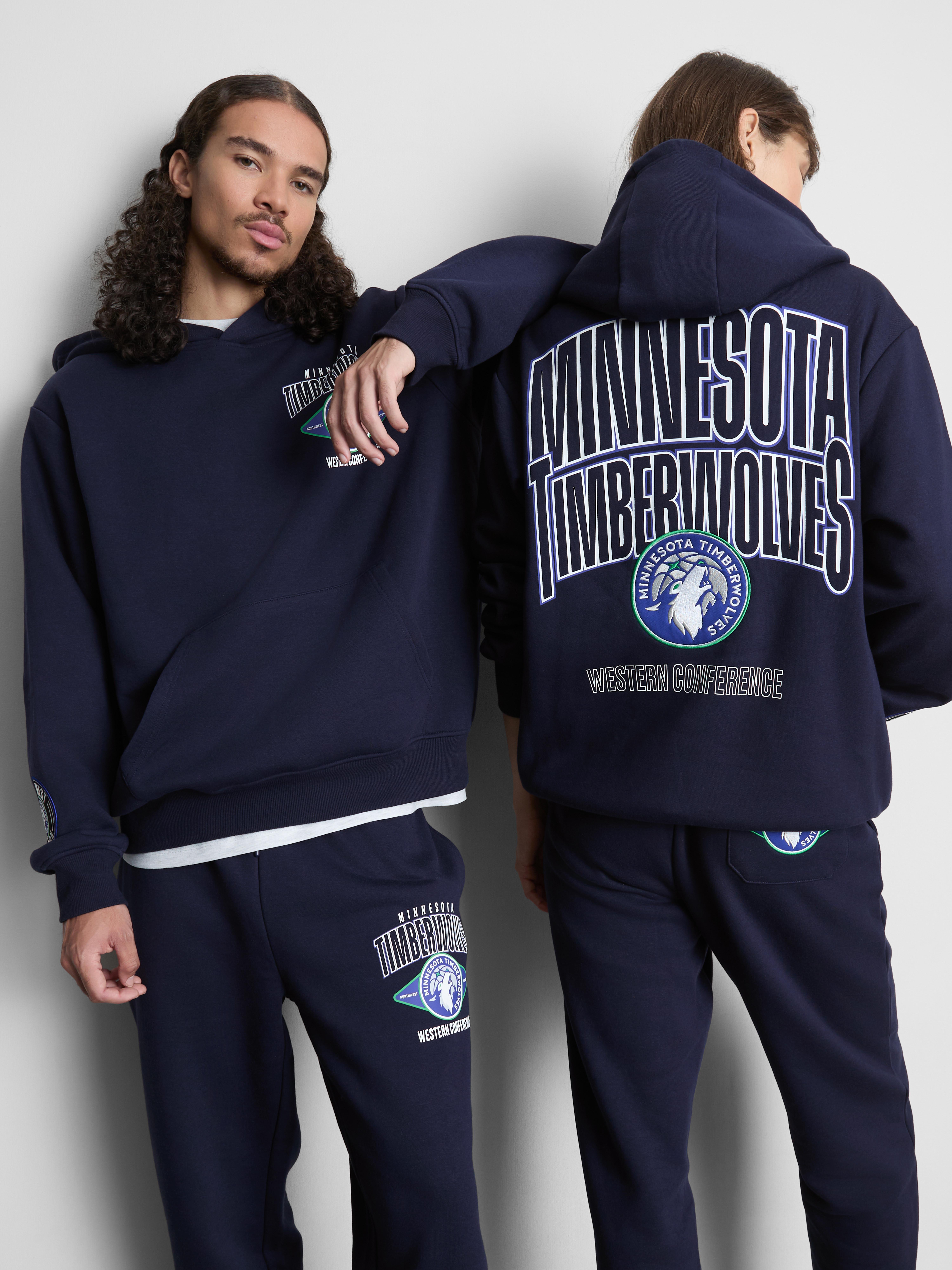 NBA Minnesota Timberwolves Cotton-Rich Hoodie - Navy