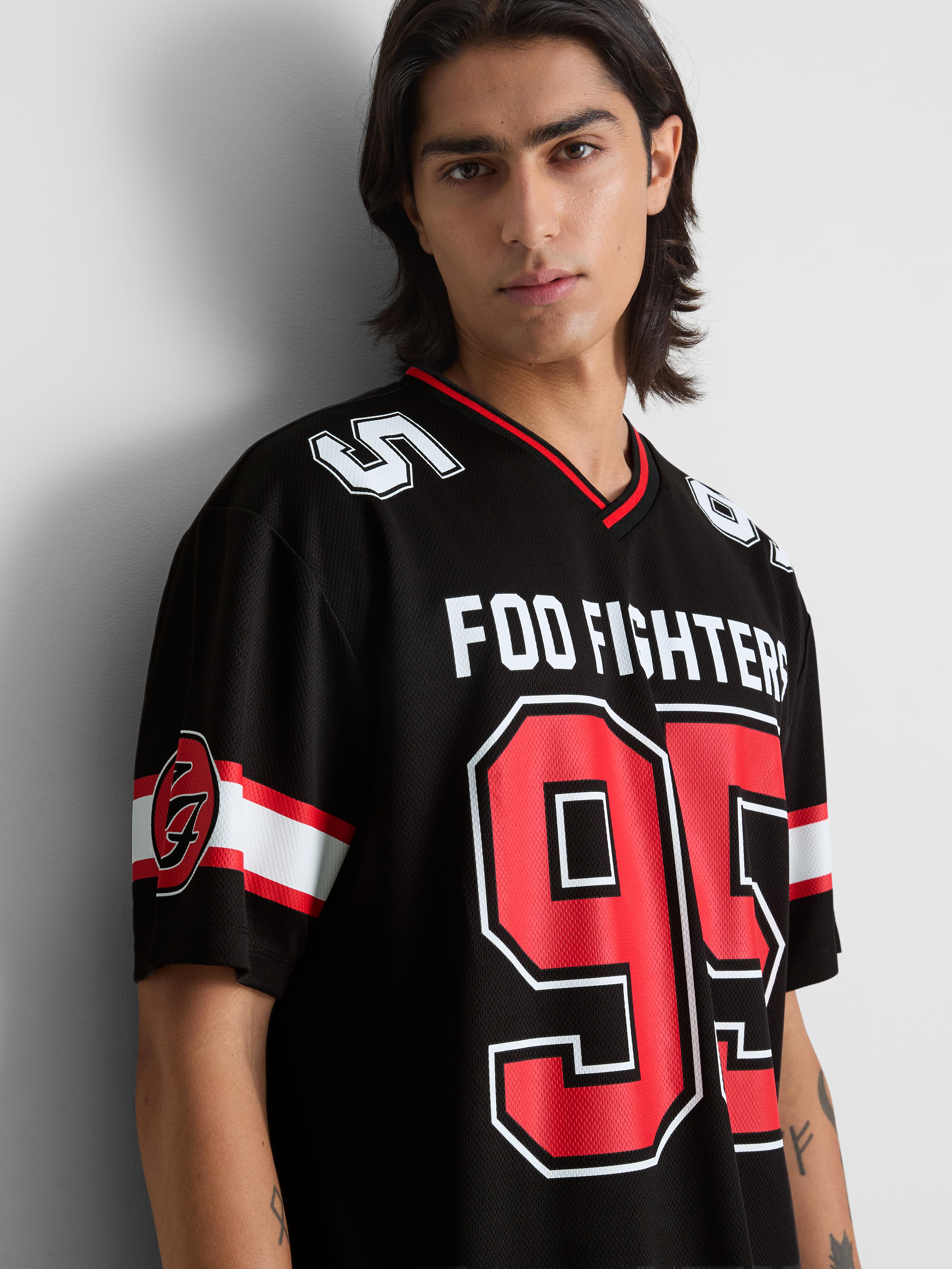 Foo Fighters Mesh Band T-Shirt - Black