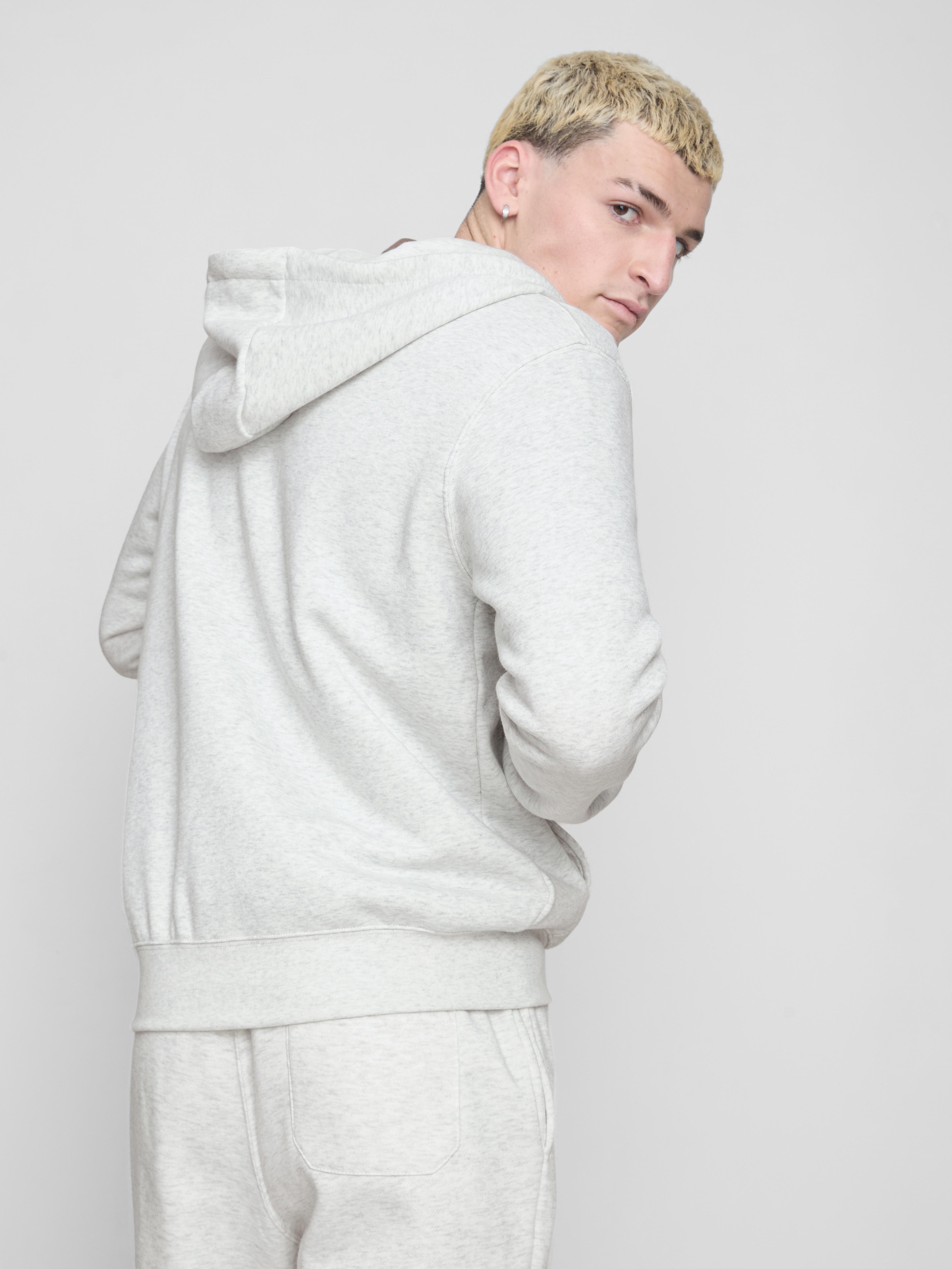 Zip Hoodie - Gray Heather