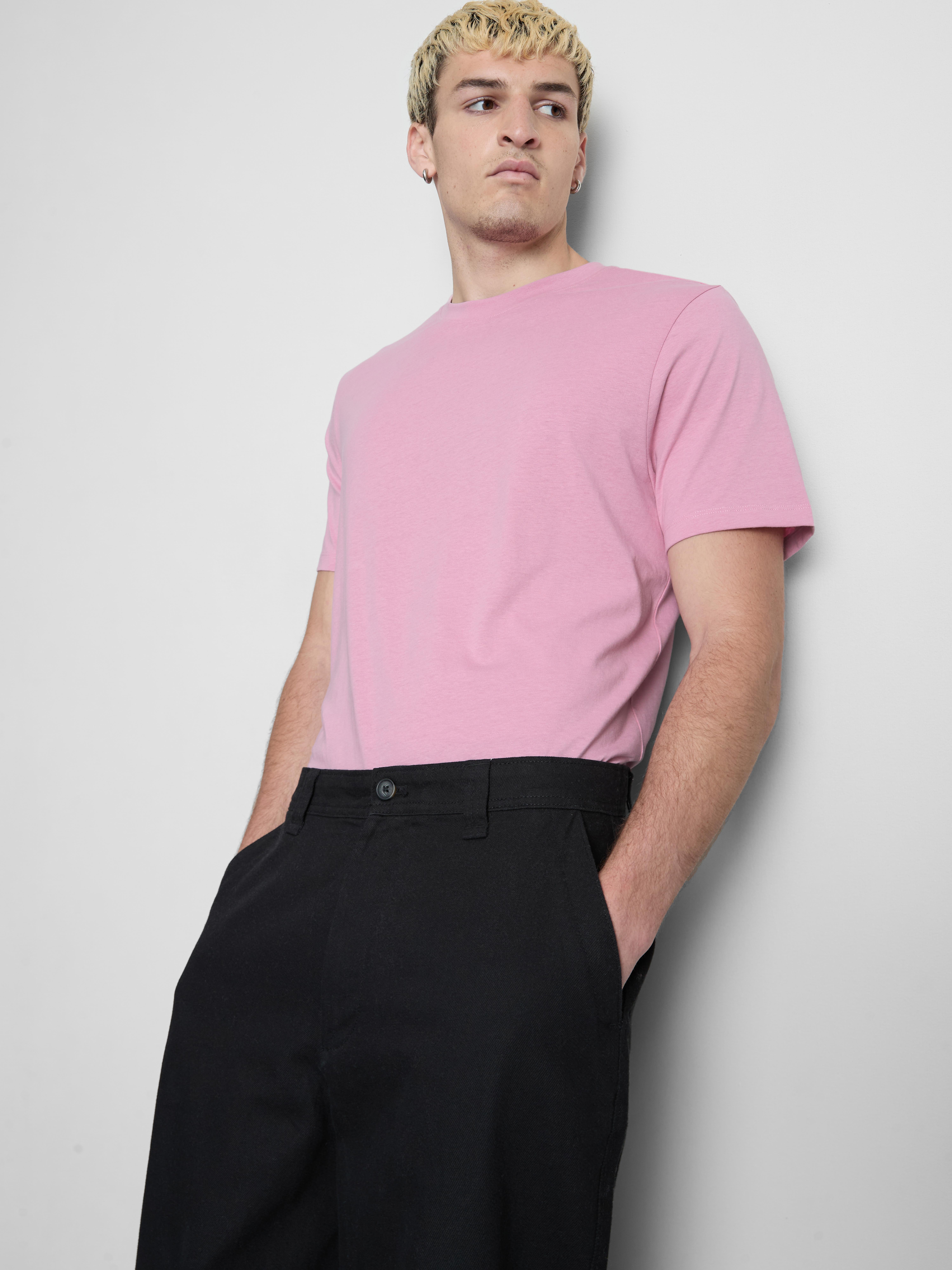 Regular Fit Short Sleeve T-Shirt - Pink