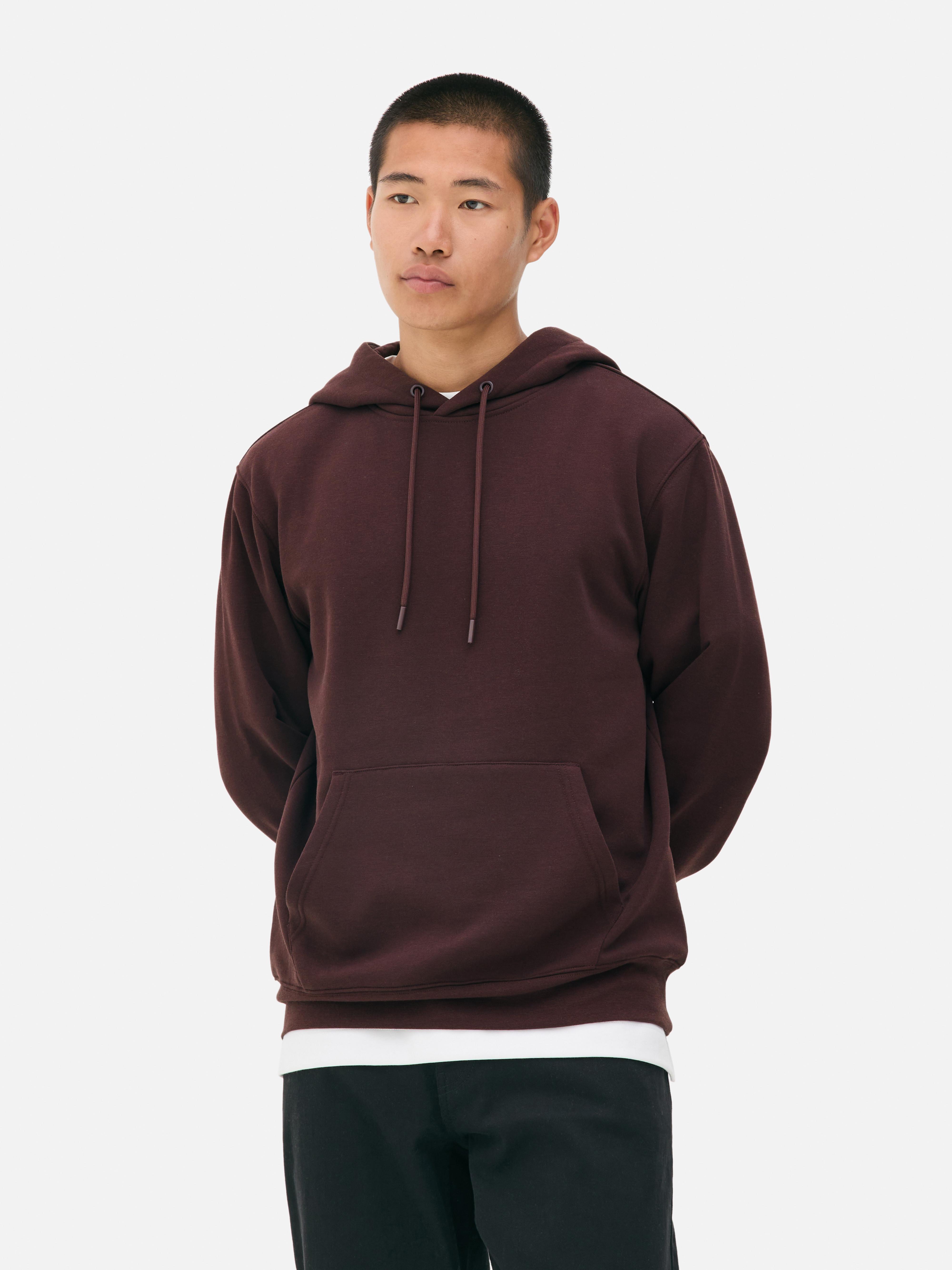 Drawstring Hoodie - Maroon