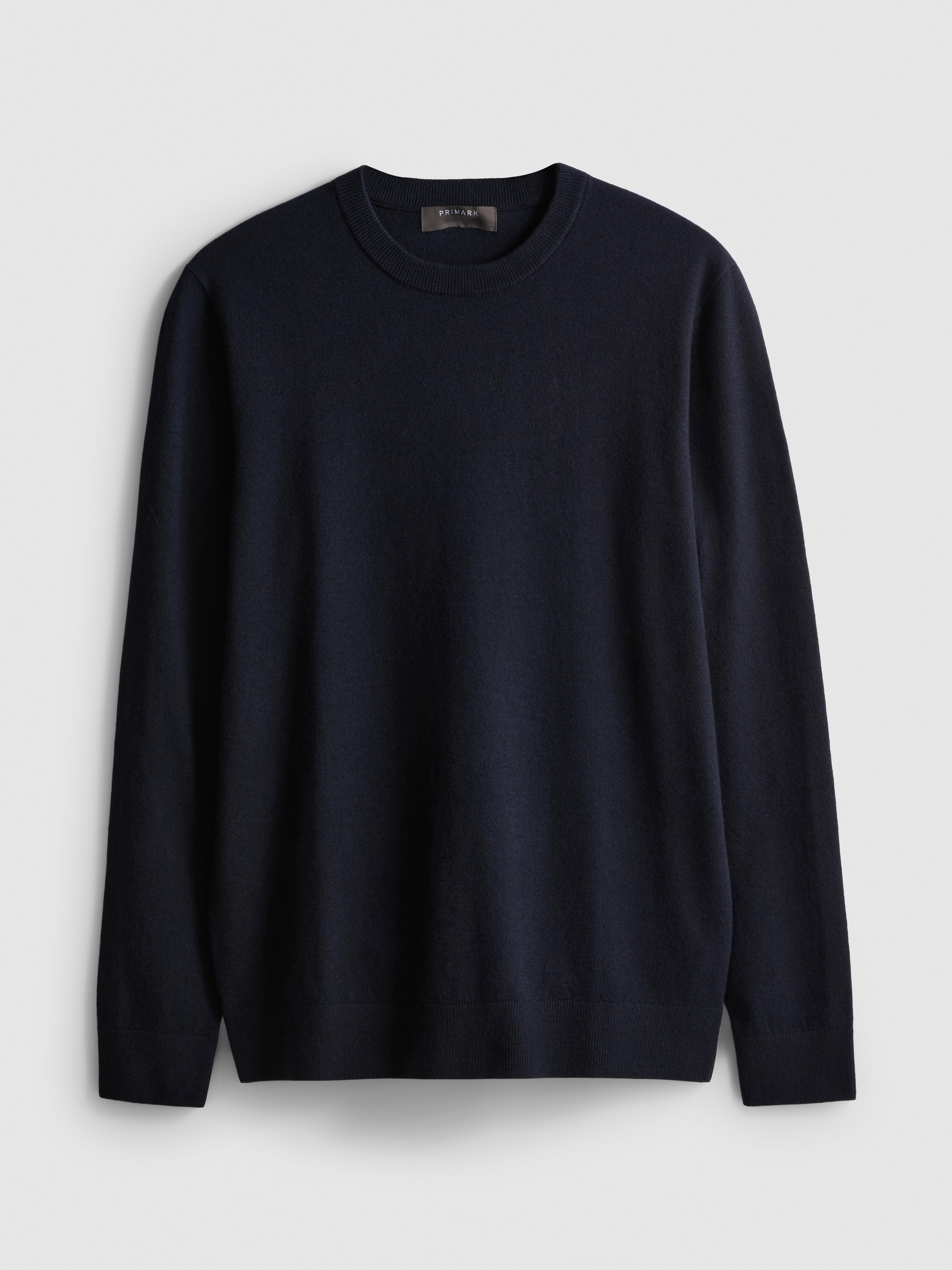Crew Neck Sweater - Navy