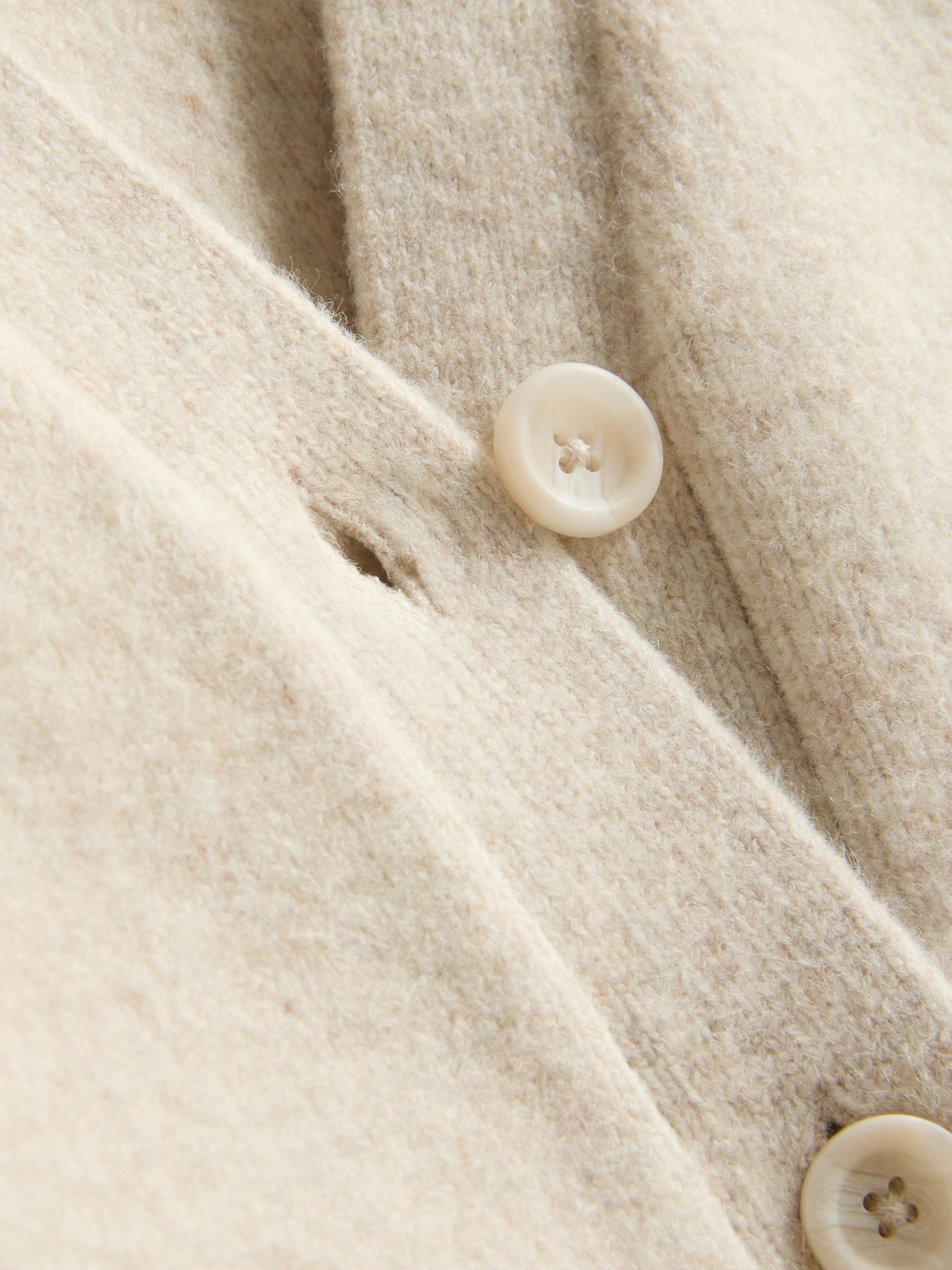 Relaxed Wide Sleeve Cardigan - Ivory