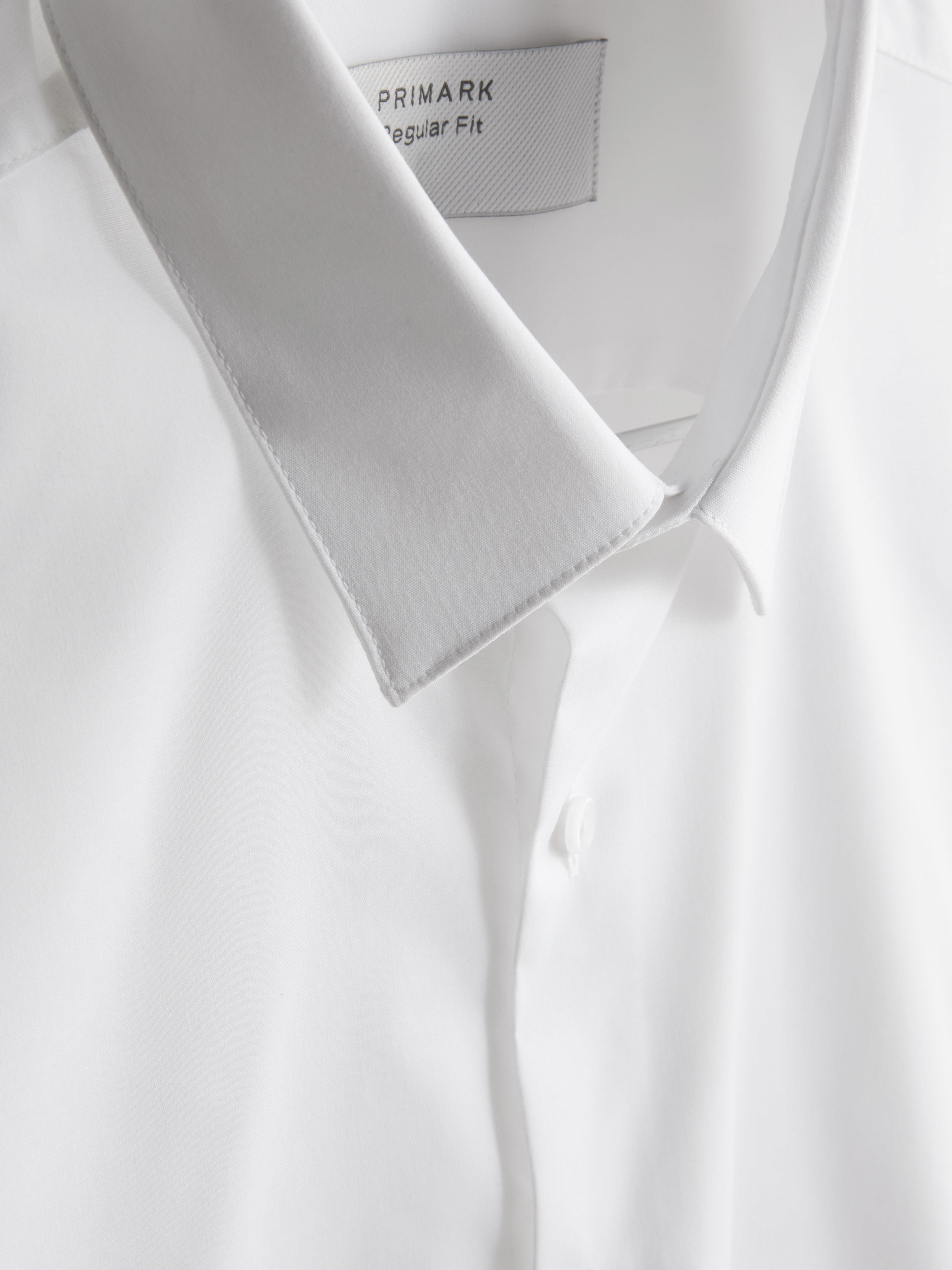 Stretch Regular Fit Shirt - White