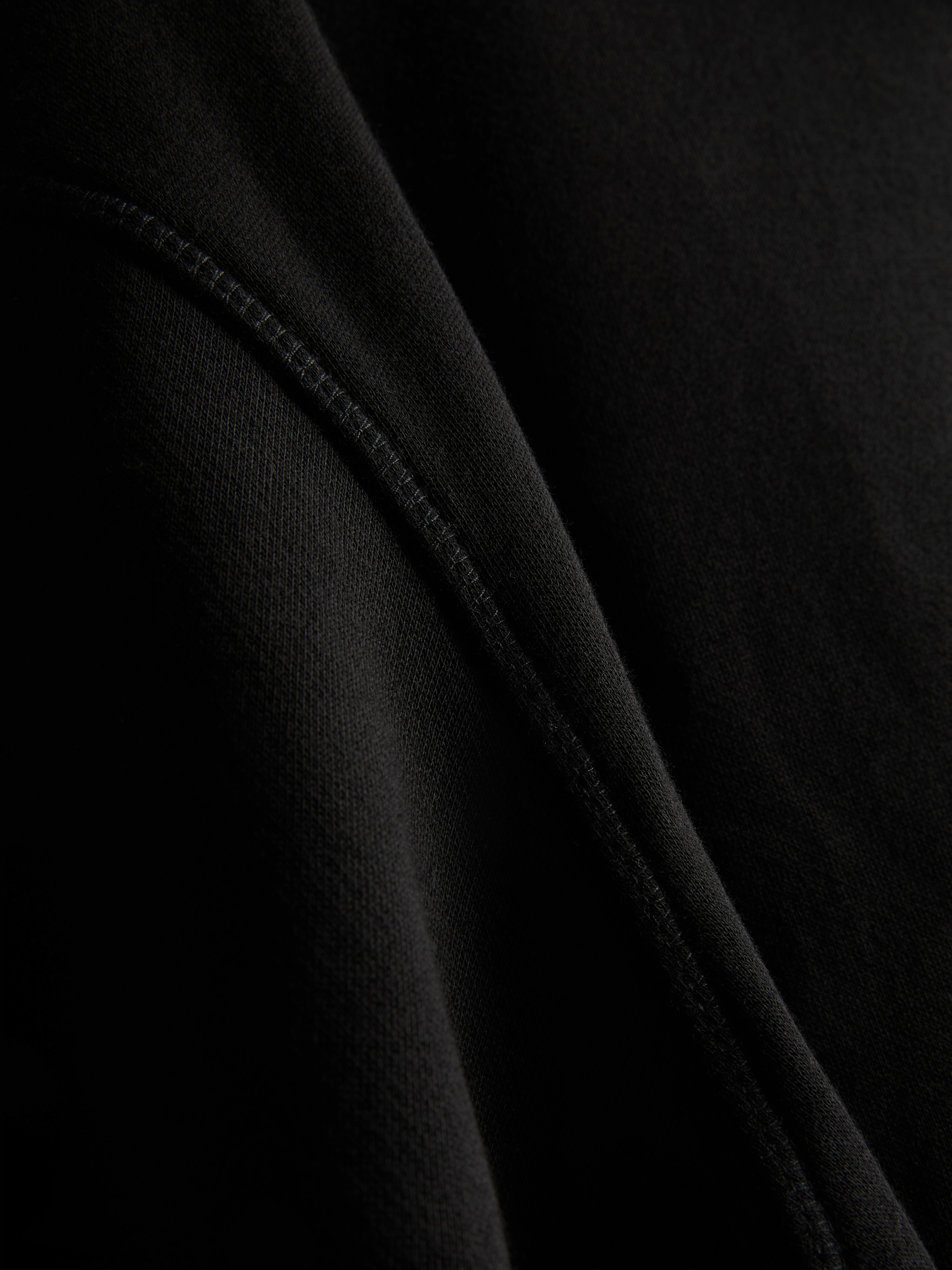 Oversized Pullover Hoodie - Black