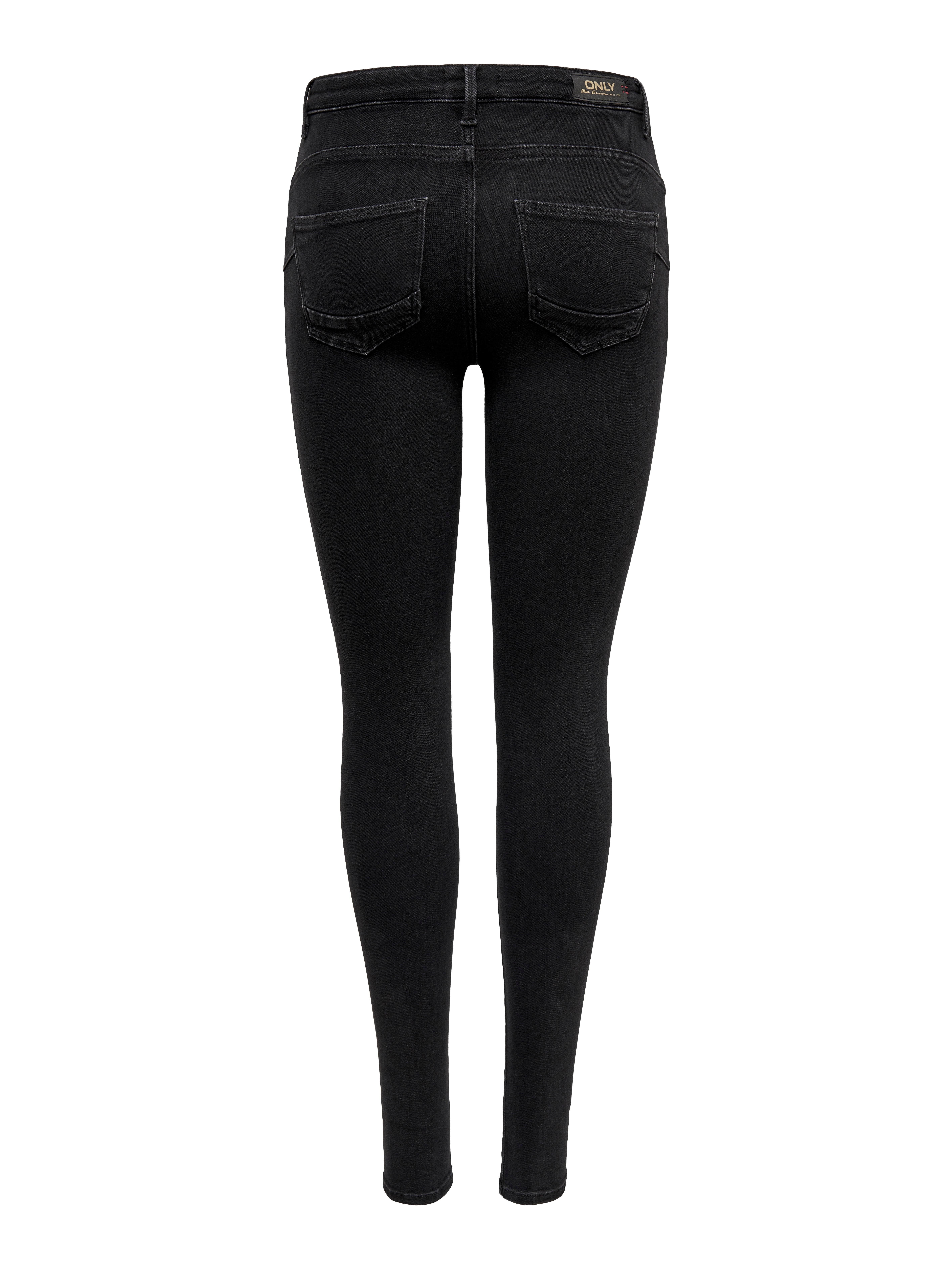 ONLPOWER Mid waist Skinny Fit Jeans Black