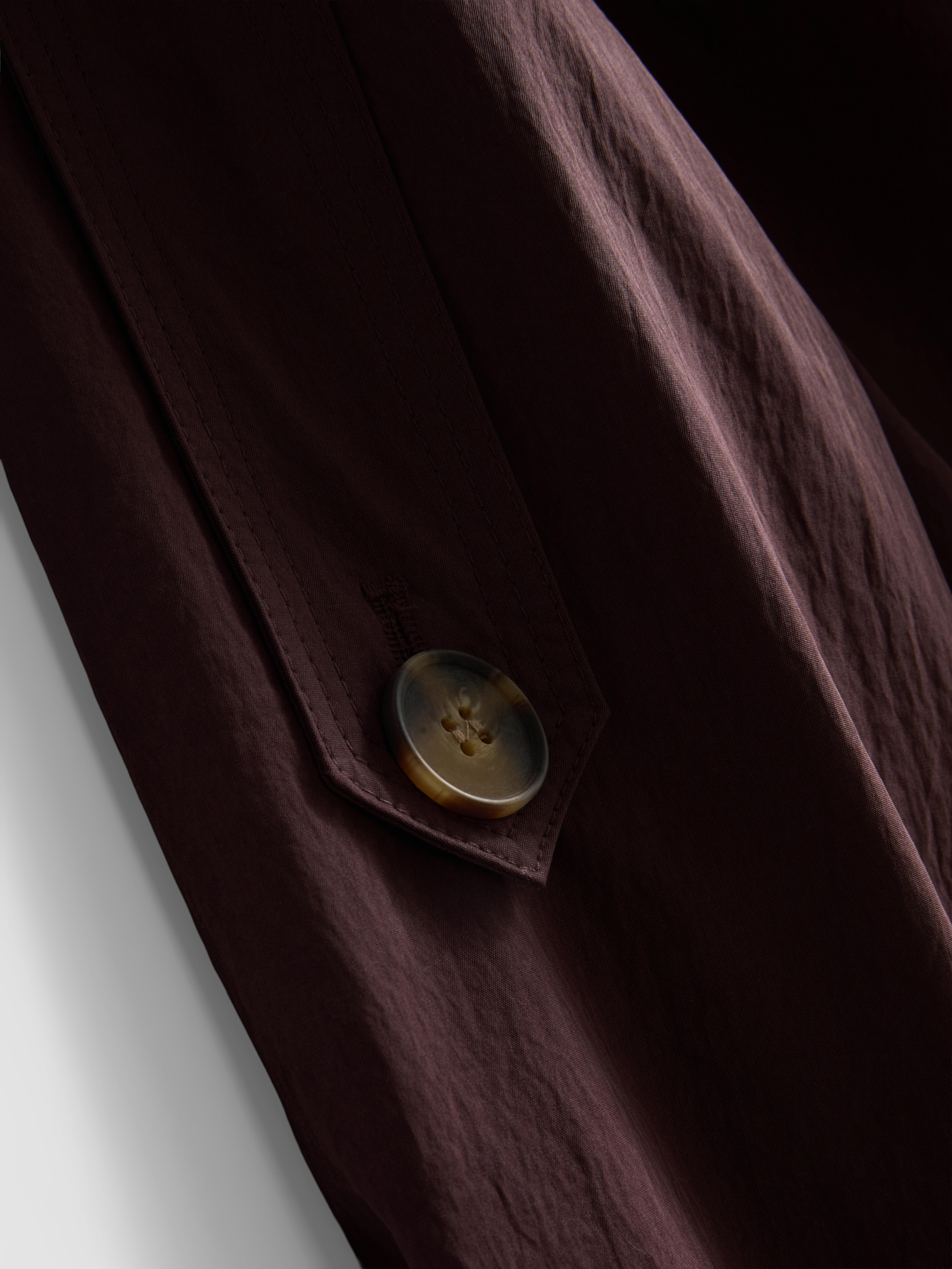 Paula Echevarría Belted Raincoat - Plum