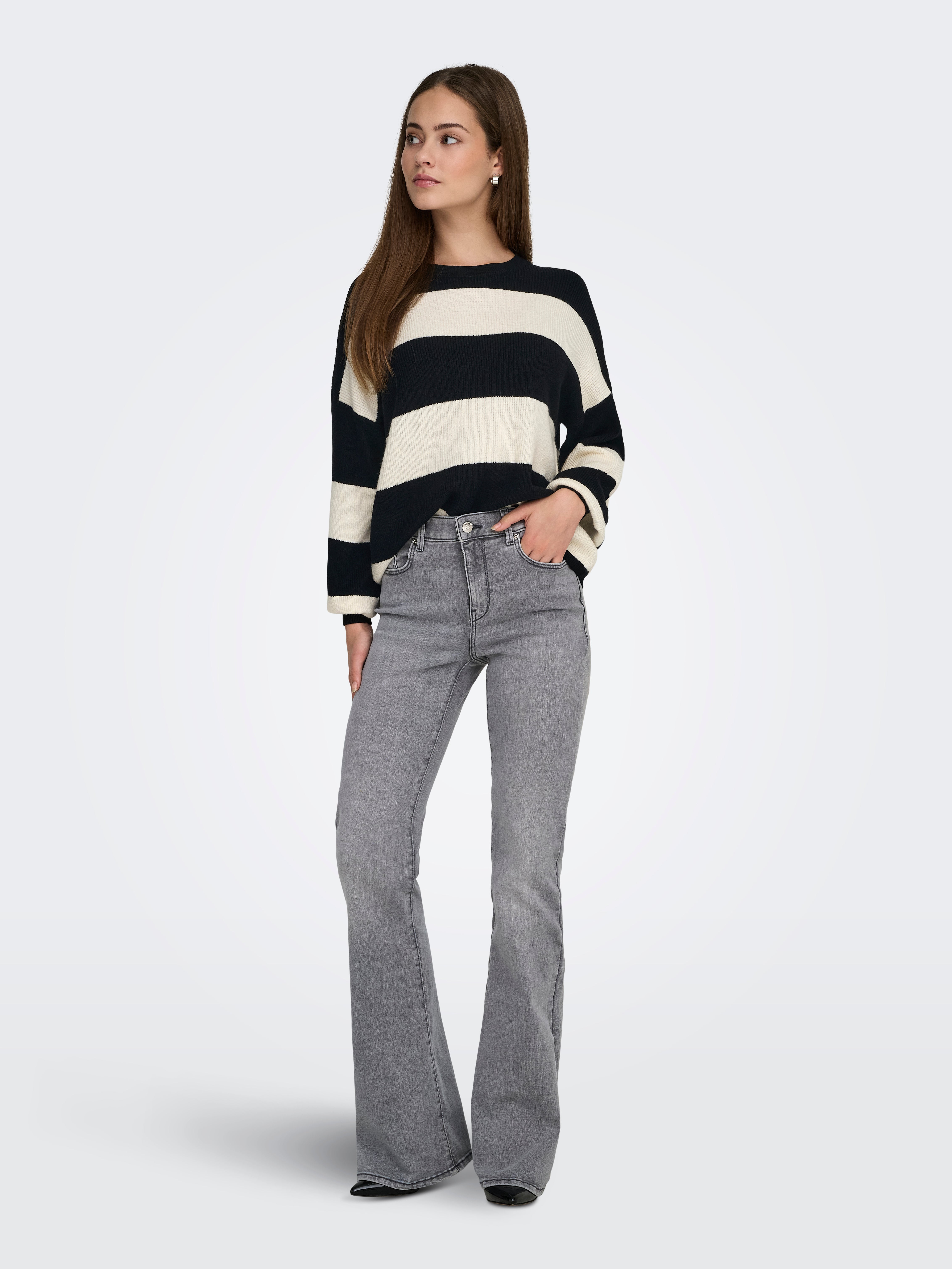 ONLATIA Knitted pullover Black