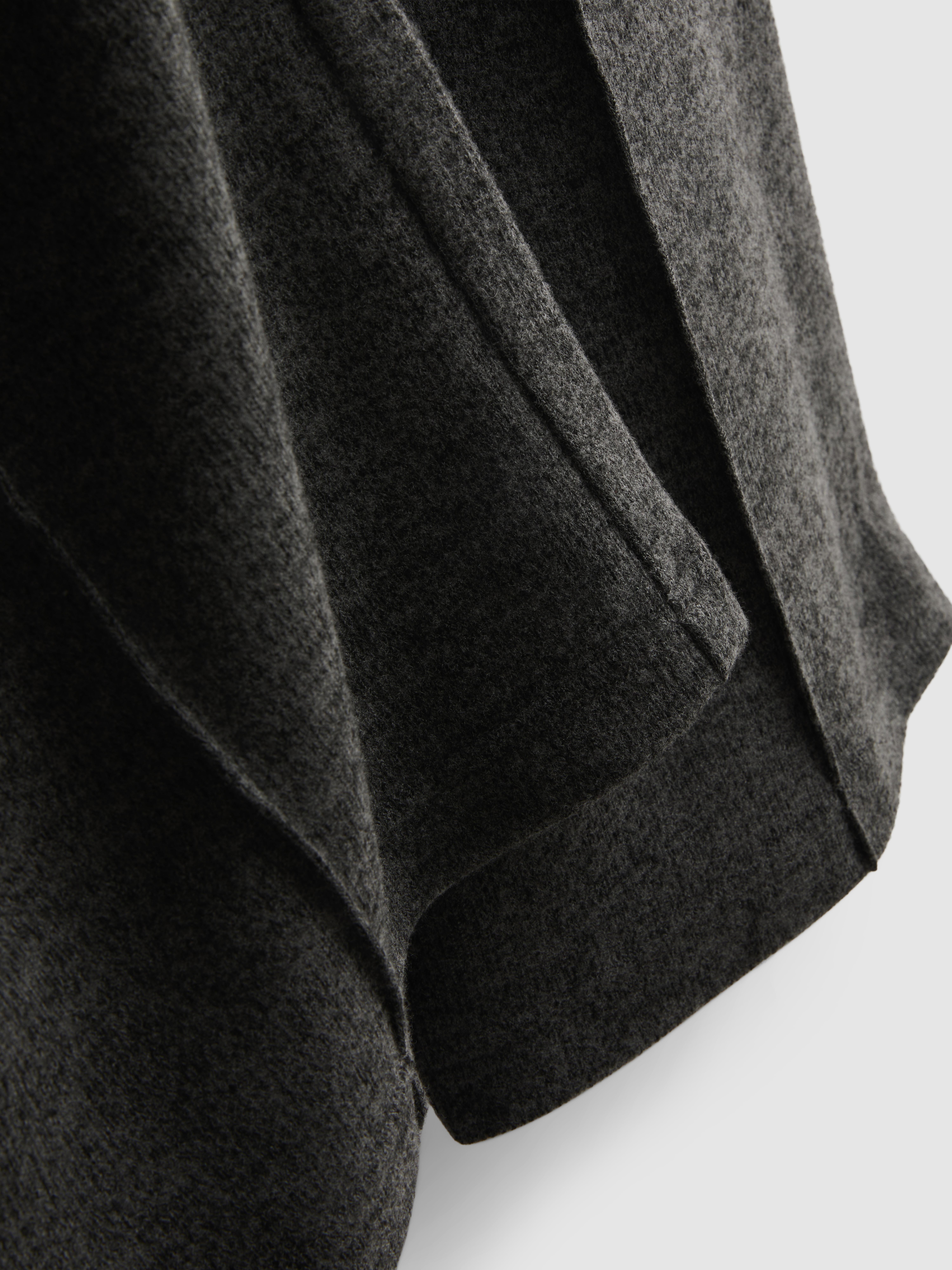 Cozy Wide Leg Sweatpants - Charcoal Heather