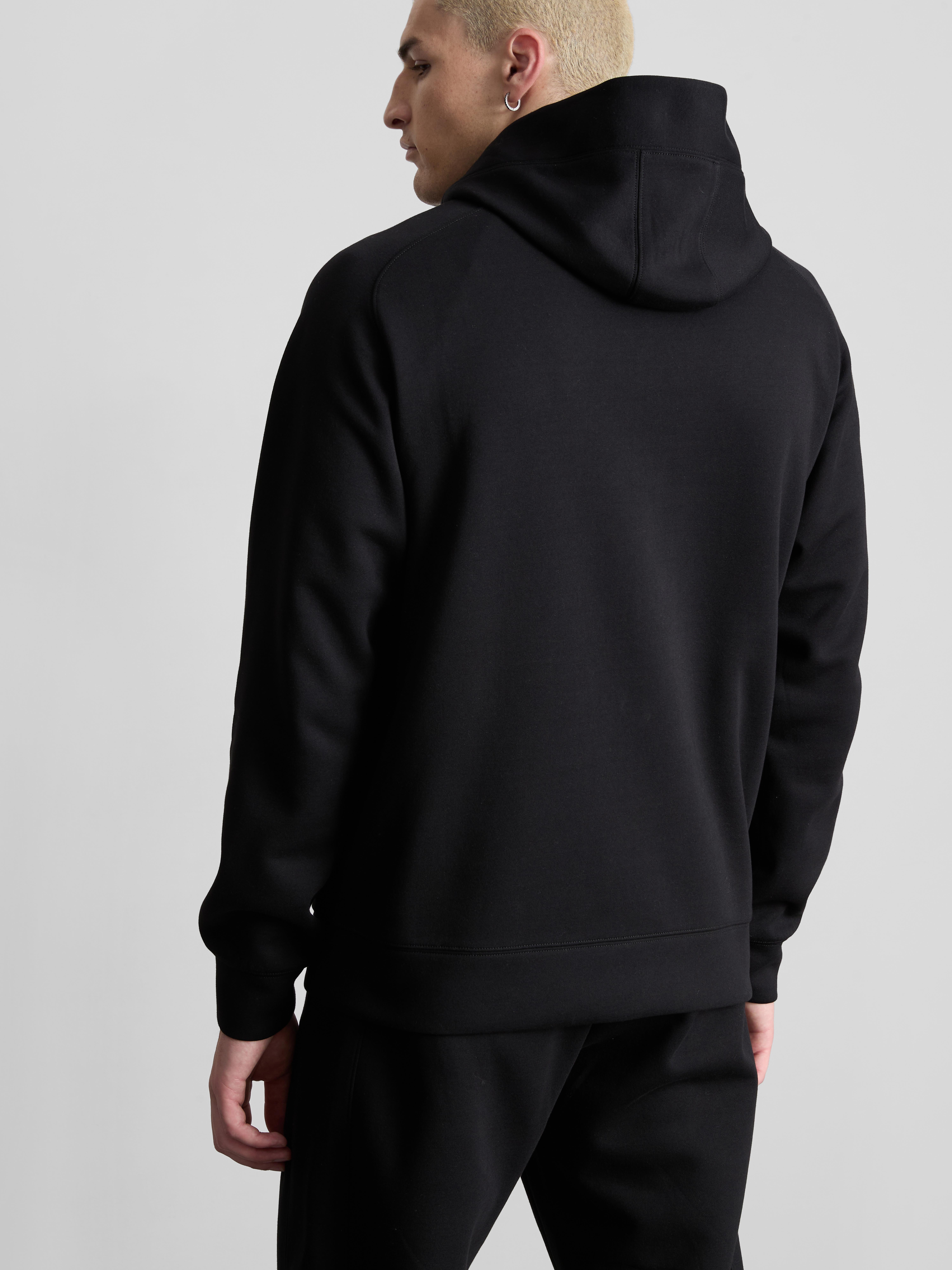 Zip-Up Gym Hoodie - Black