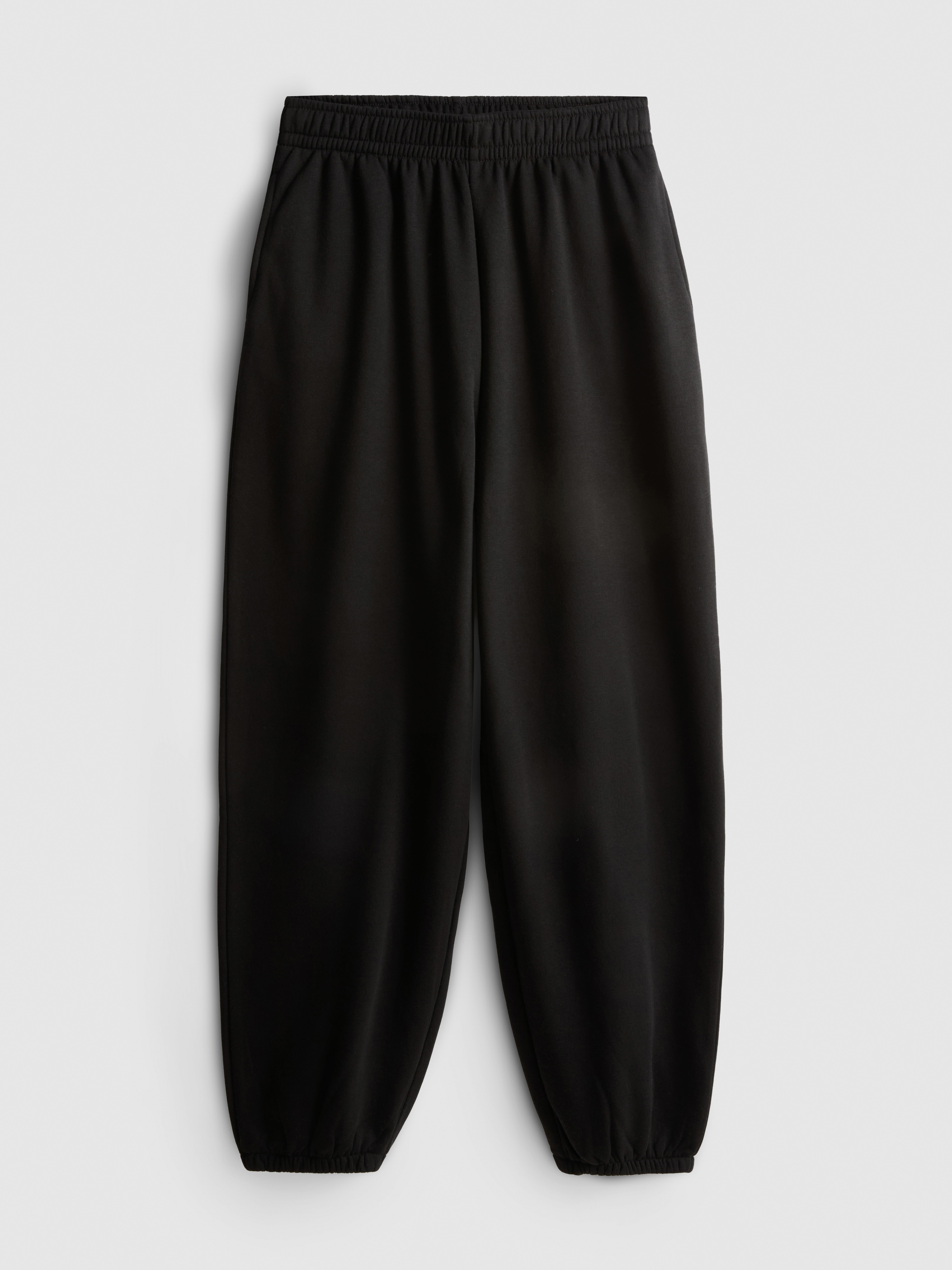 Relaxed Cuffed Joggers - Black