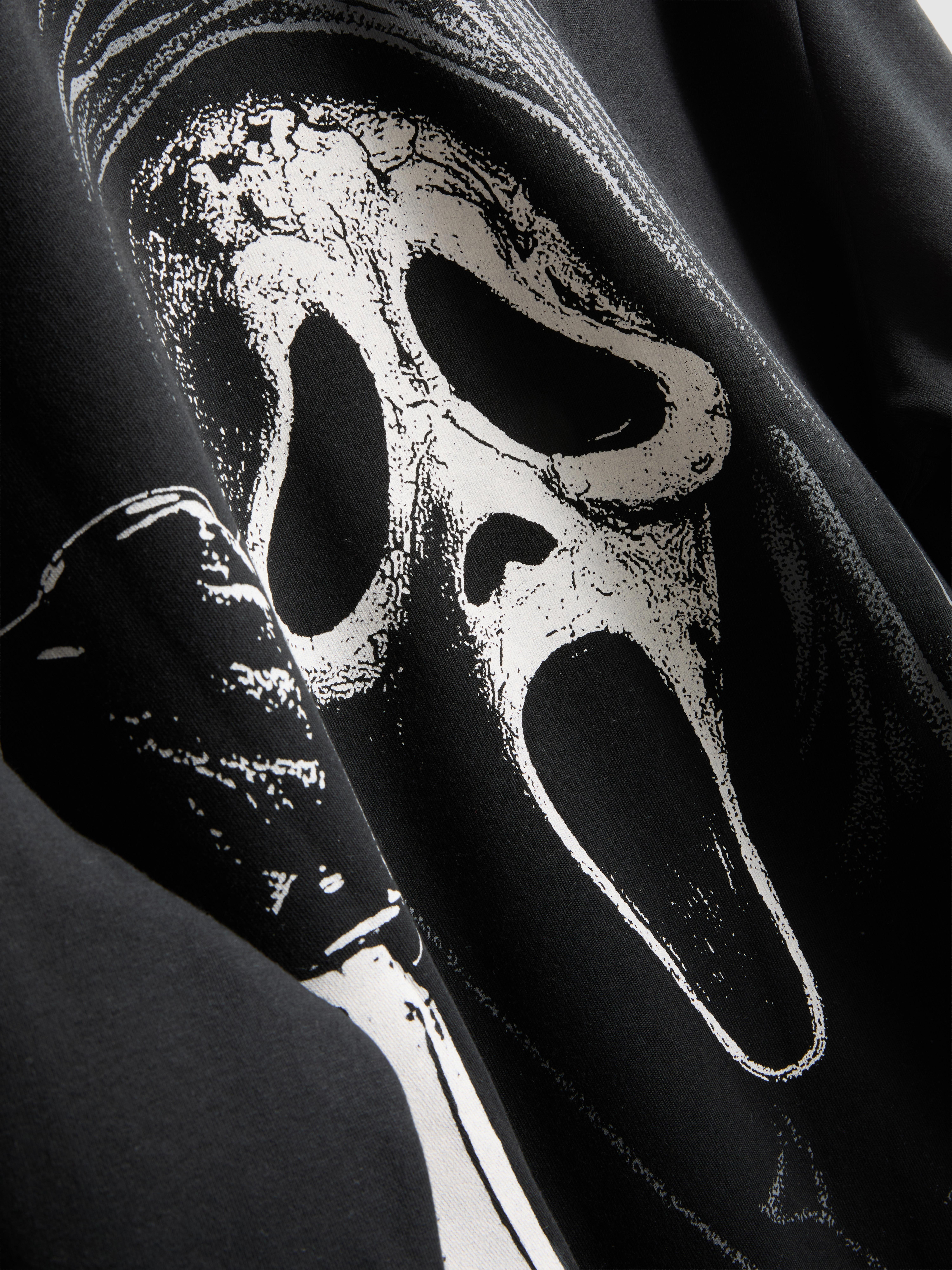 Scream Ghostface Graphic Hoodie - Black