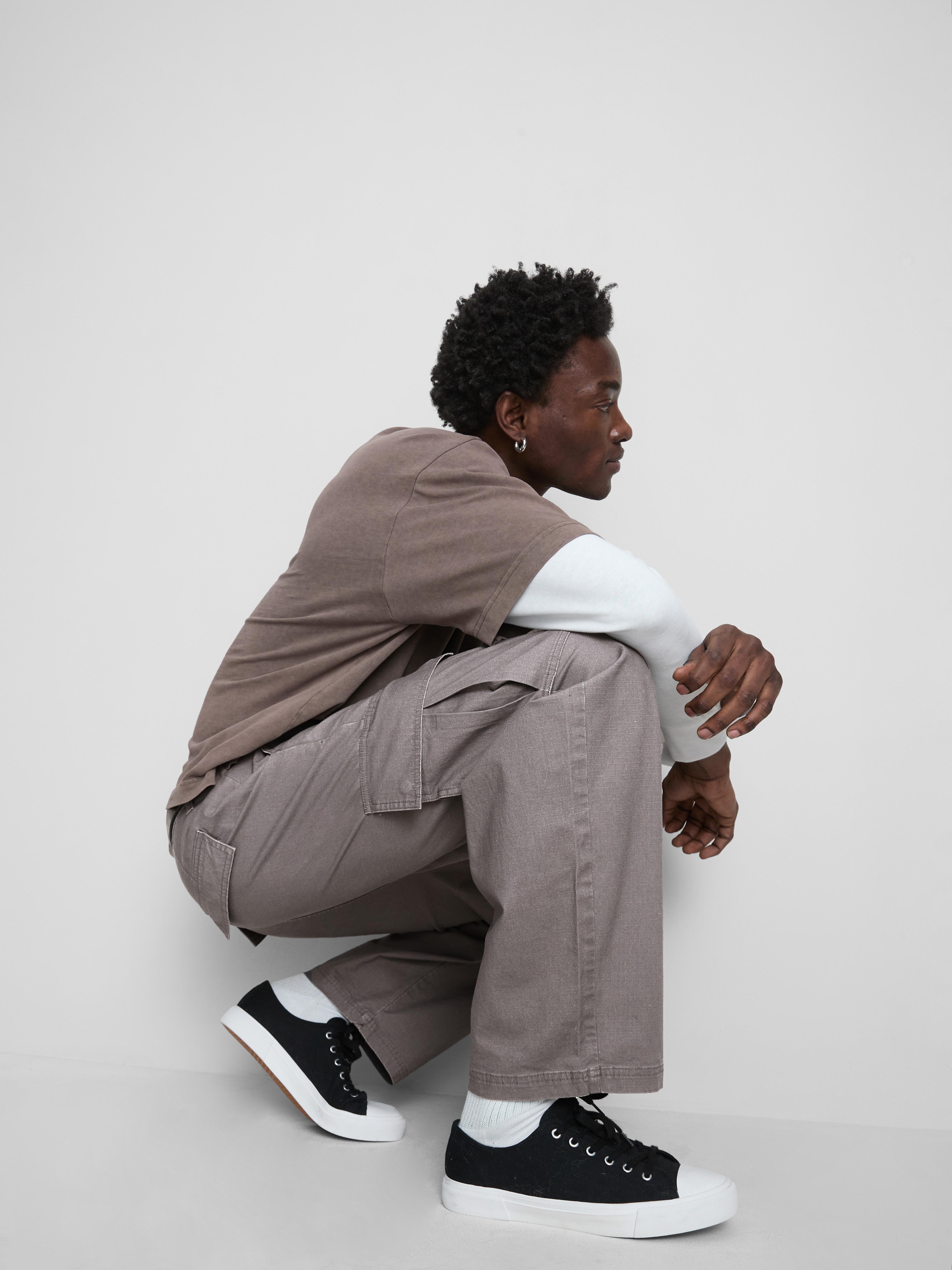 Utility Cargo Pants - Gray