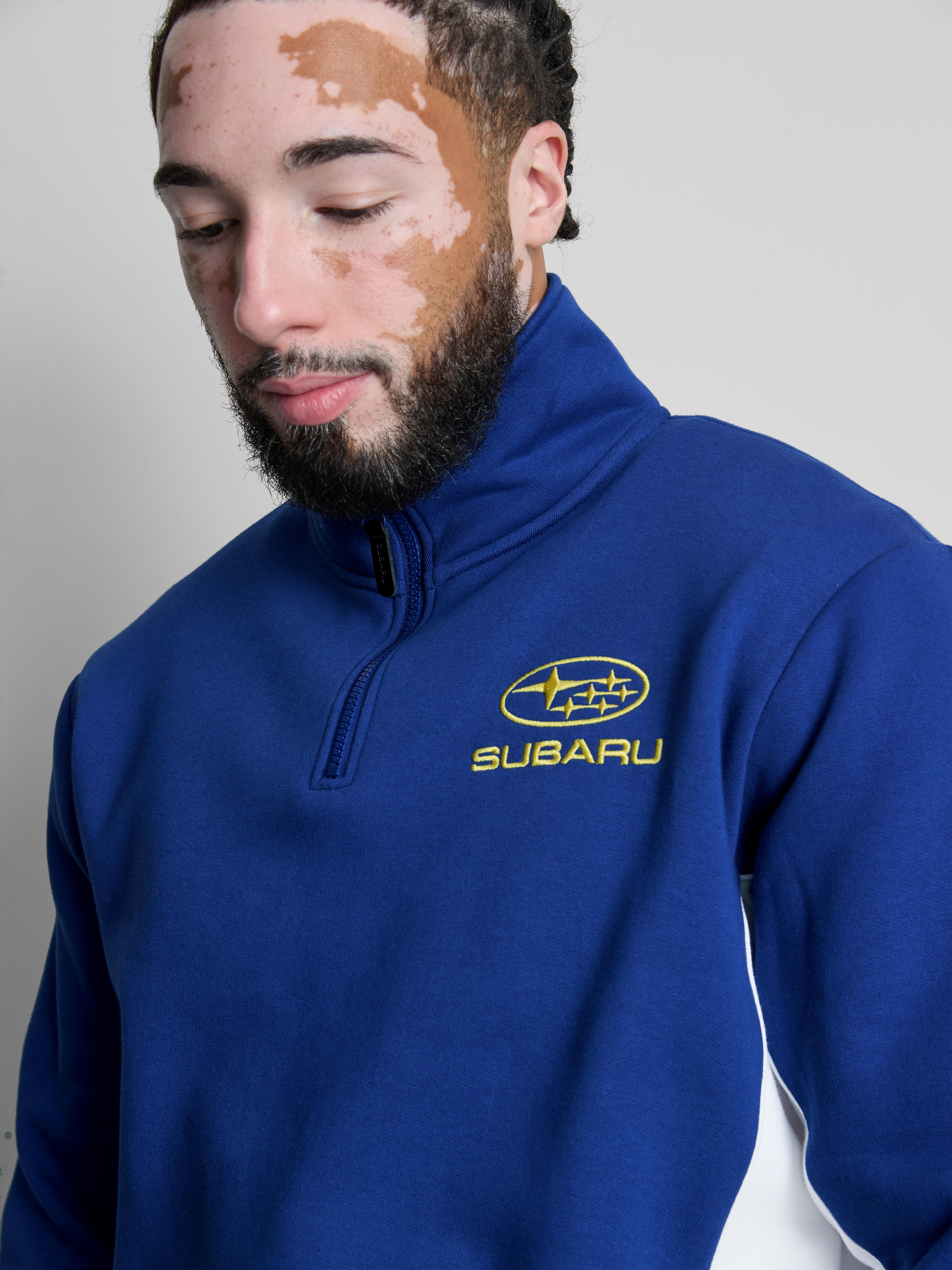Subaru Quarter-Zip Sweatshirt - Blue
