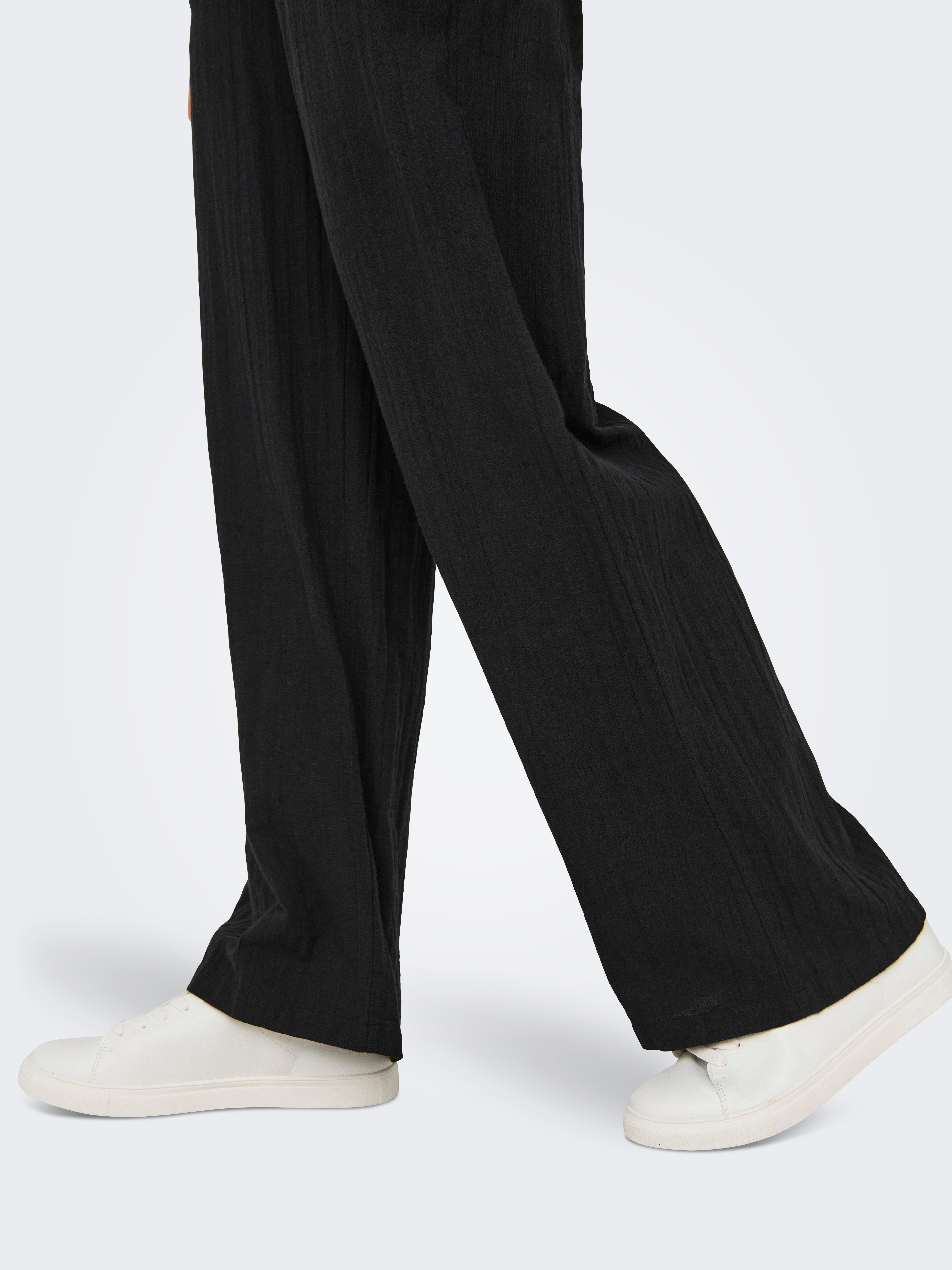 ONLTIZANA Regular Fit Trousers Black