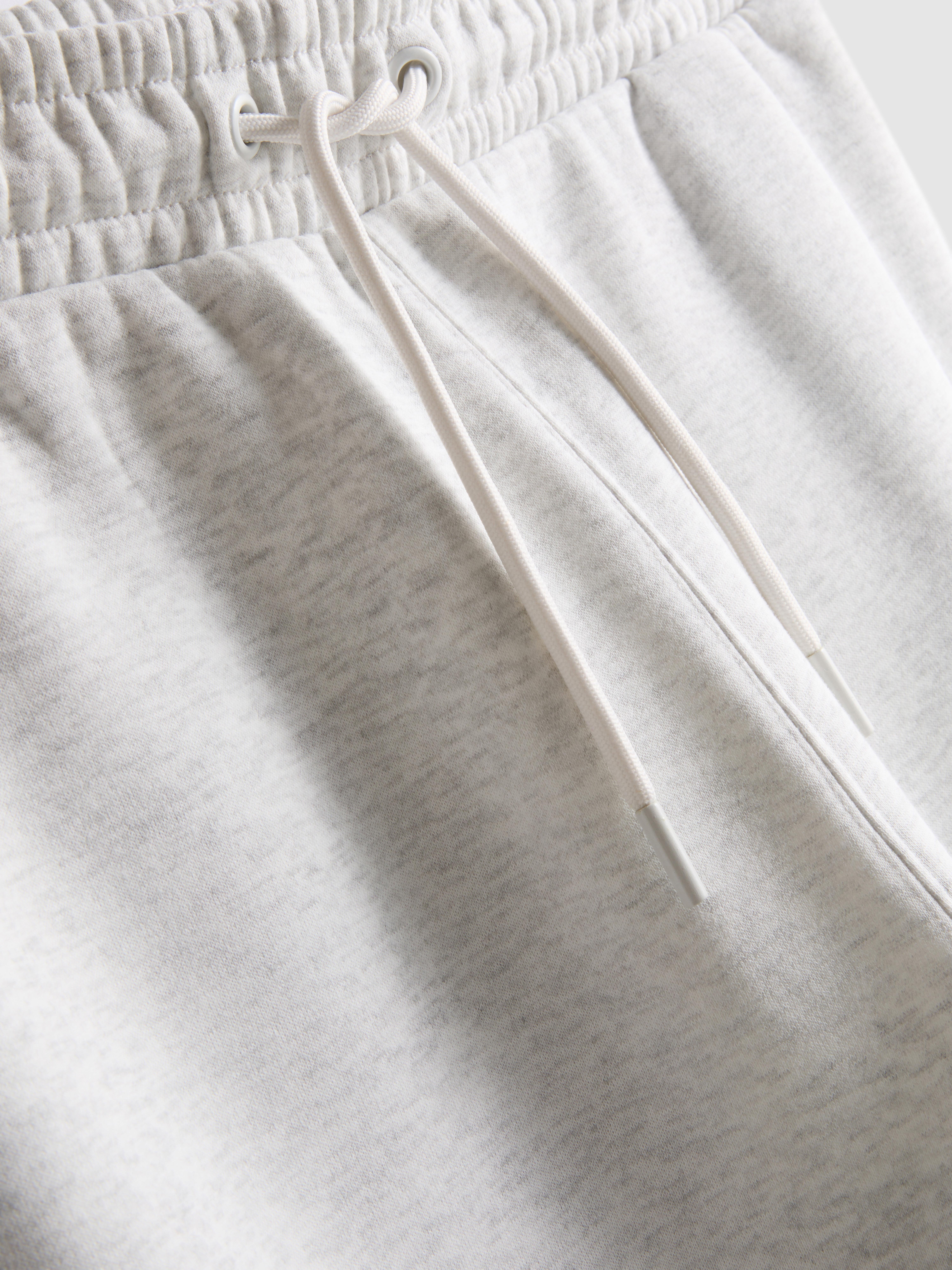 Stretch Waist Cuffed Joggers - Gray