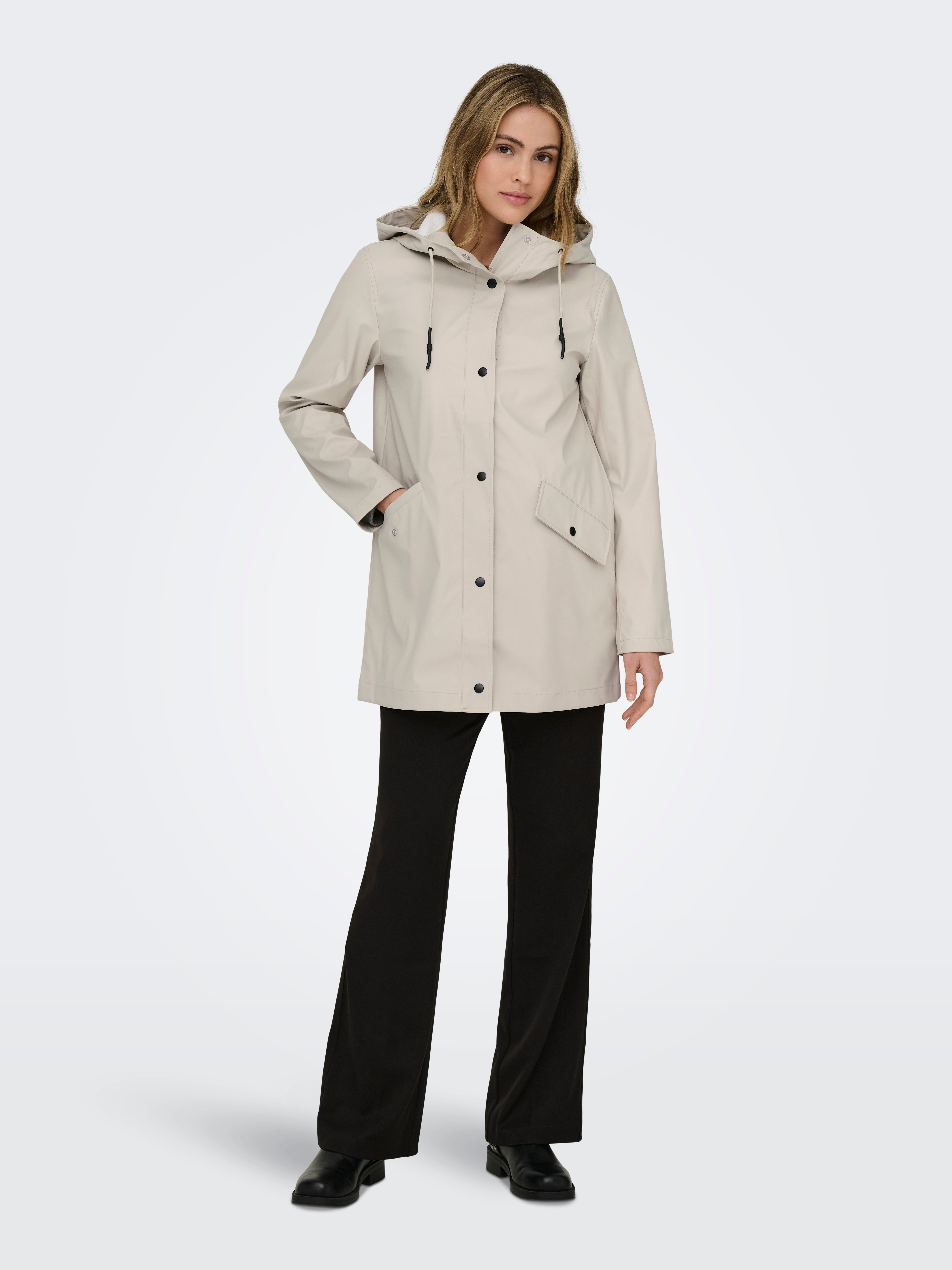 ONLELISA Raincoat Silver Lining