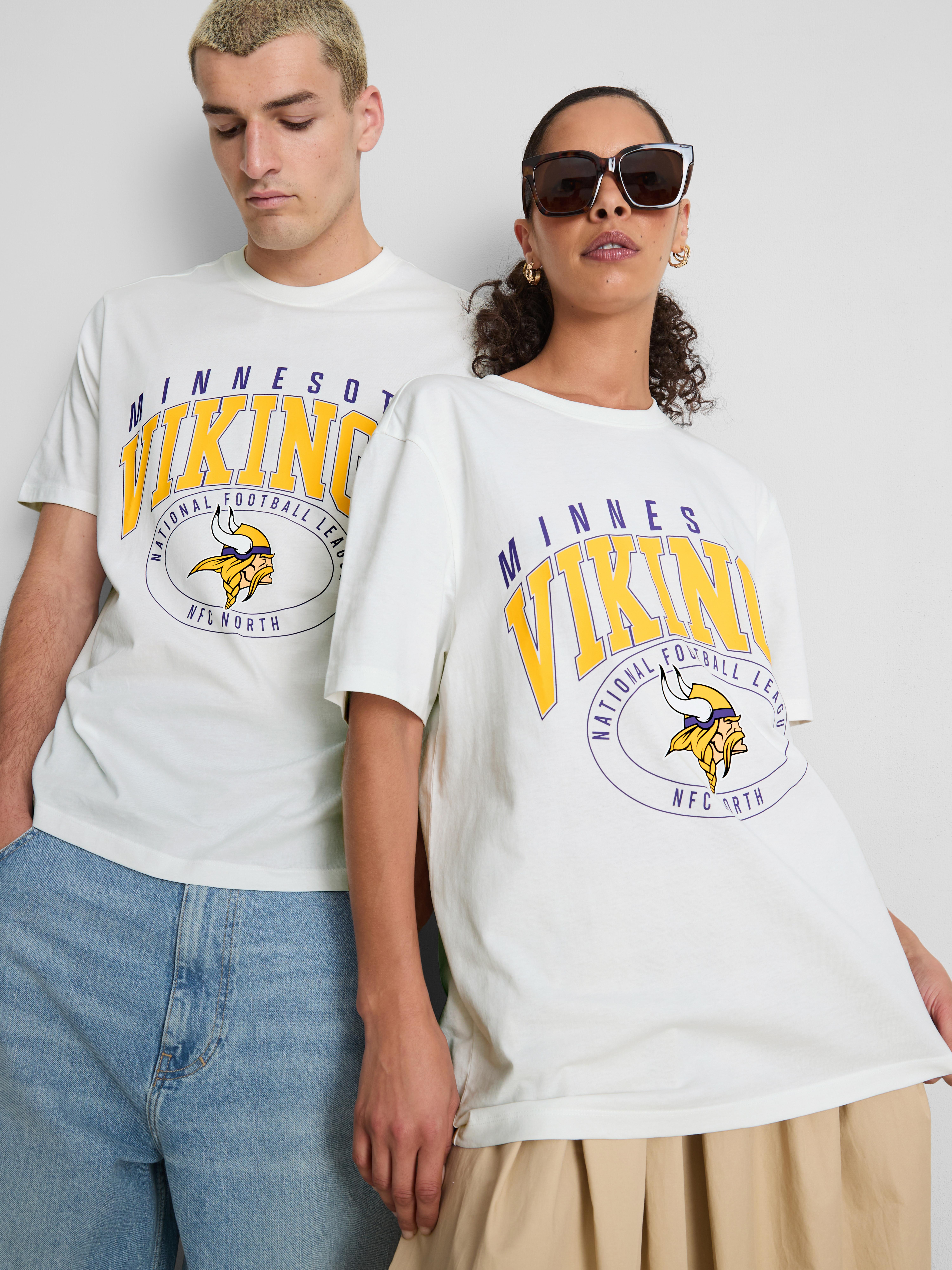 NFL Minnesota Vikings Graphic T-Shirt - Ivory