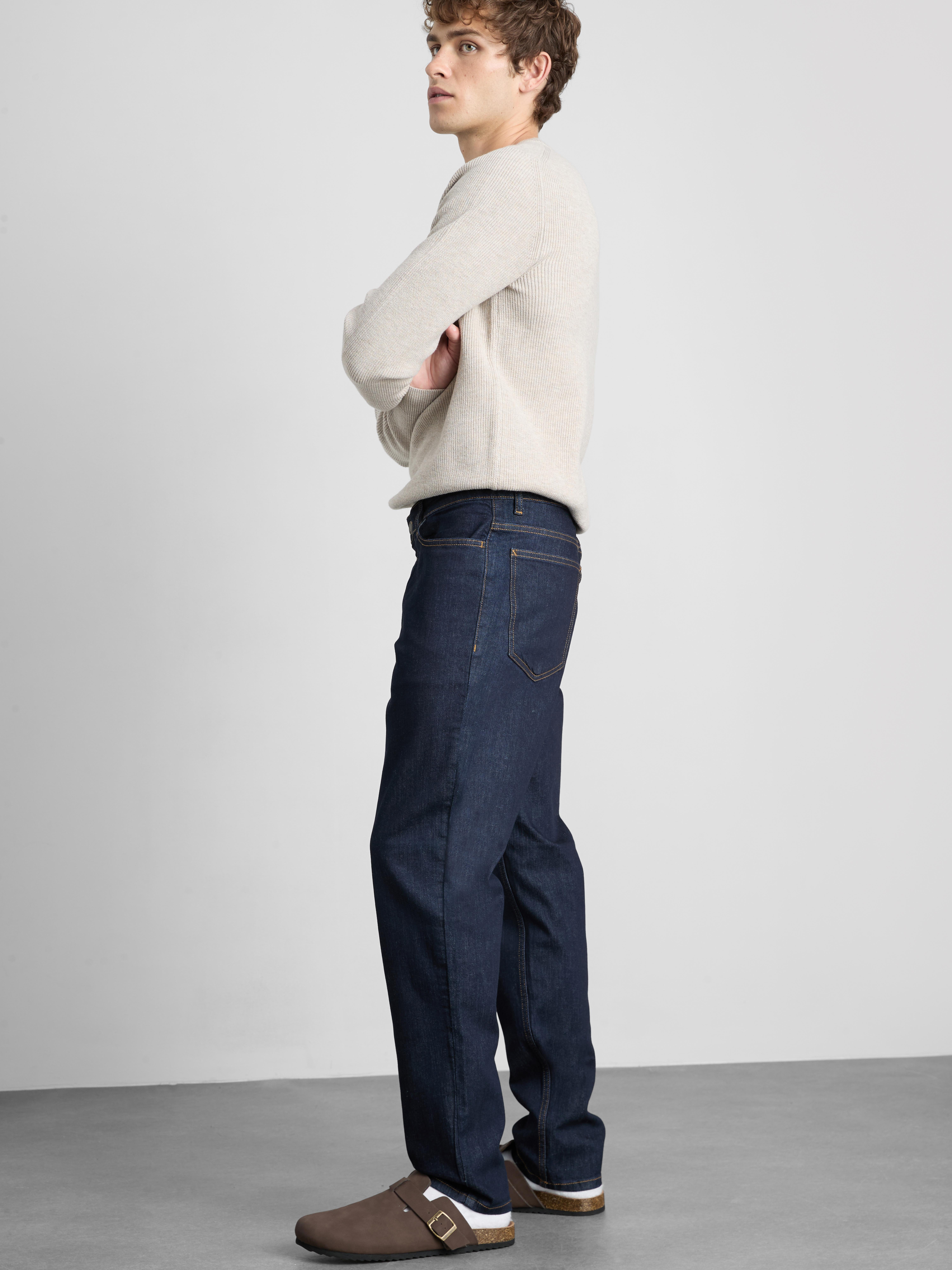 Mid-Rise Slim Fit Jeans - Indigo