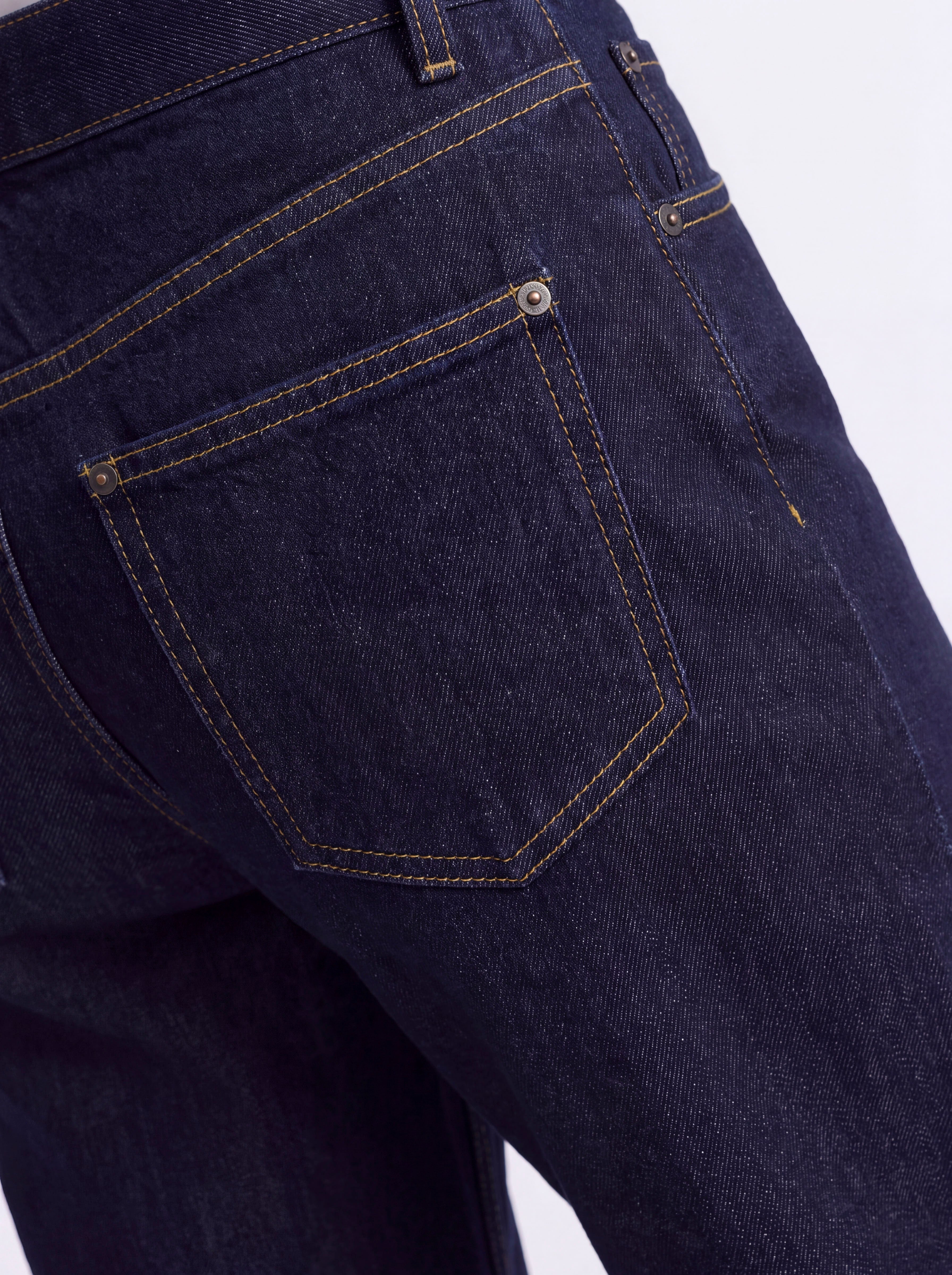 ONLMADISON High waist Wide Leg Fit Jeans Dark Blue Denim