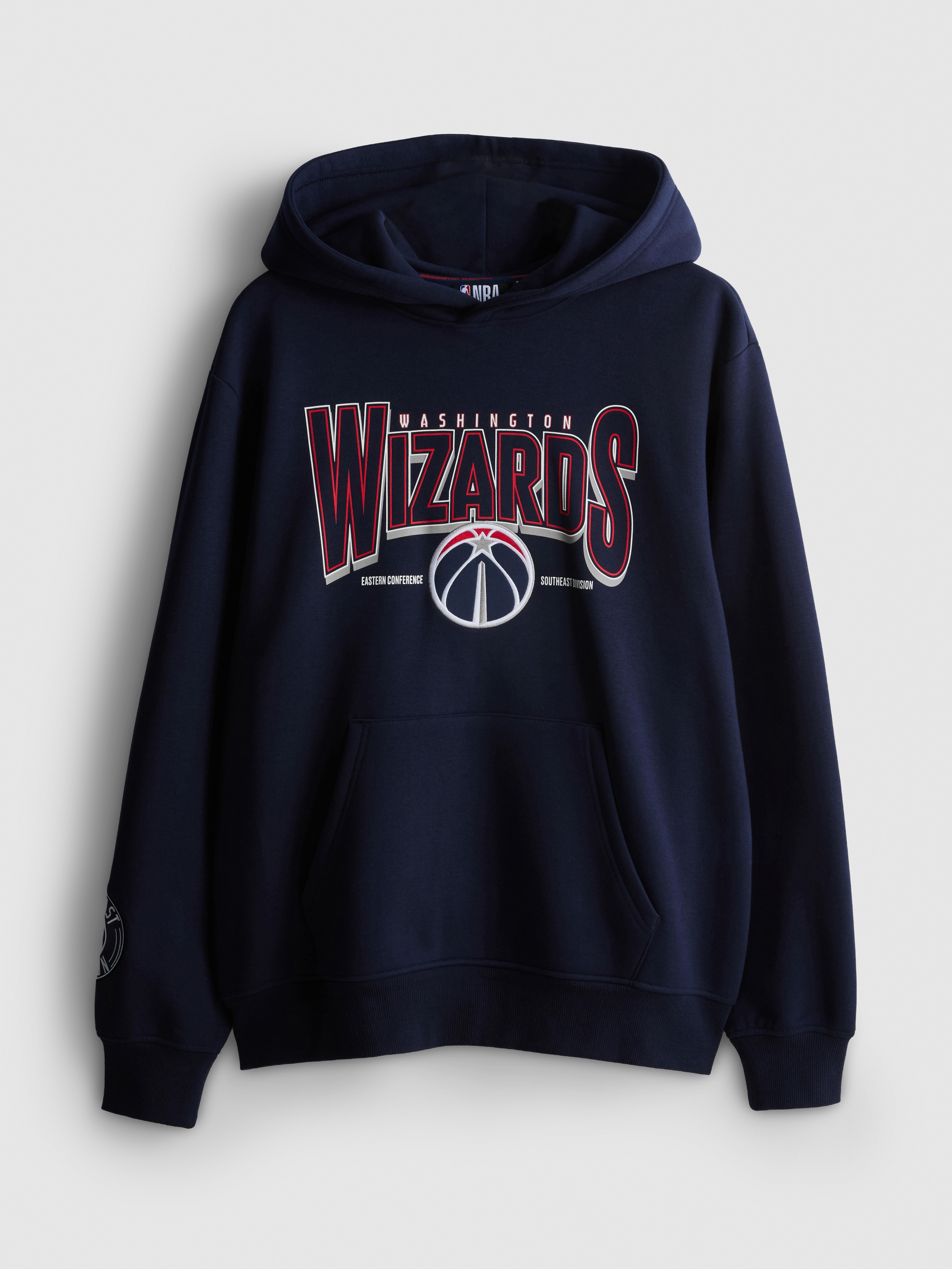 NBA Washington Wizards Cotton-Rich Hoodie - Navy