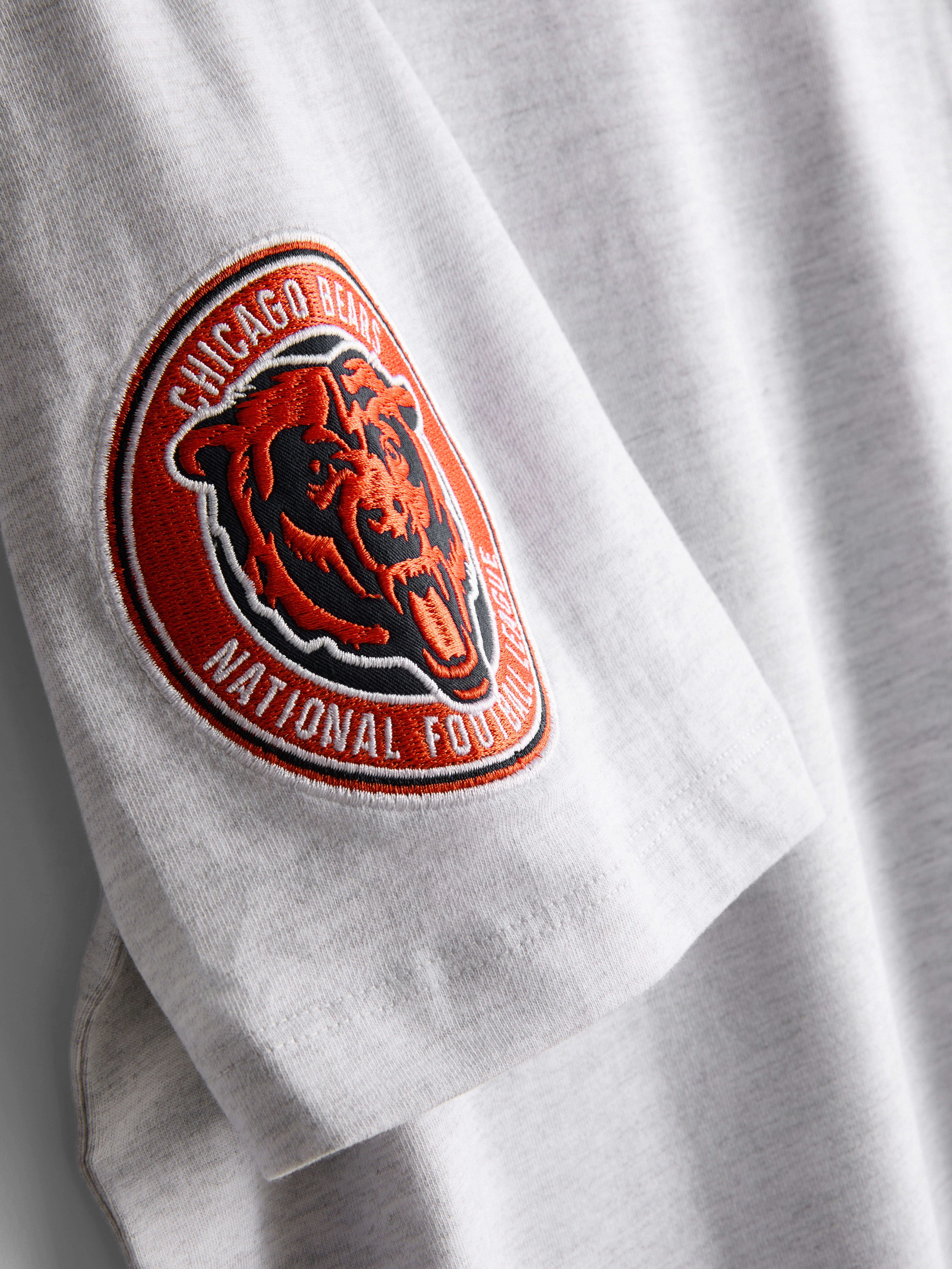 NFL Chicago Bears Pure Cotton Graphic T-Shirt - Gray Heather