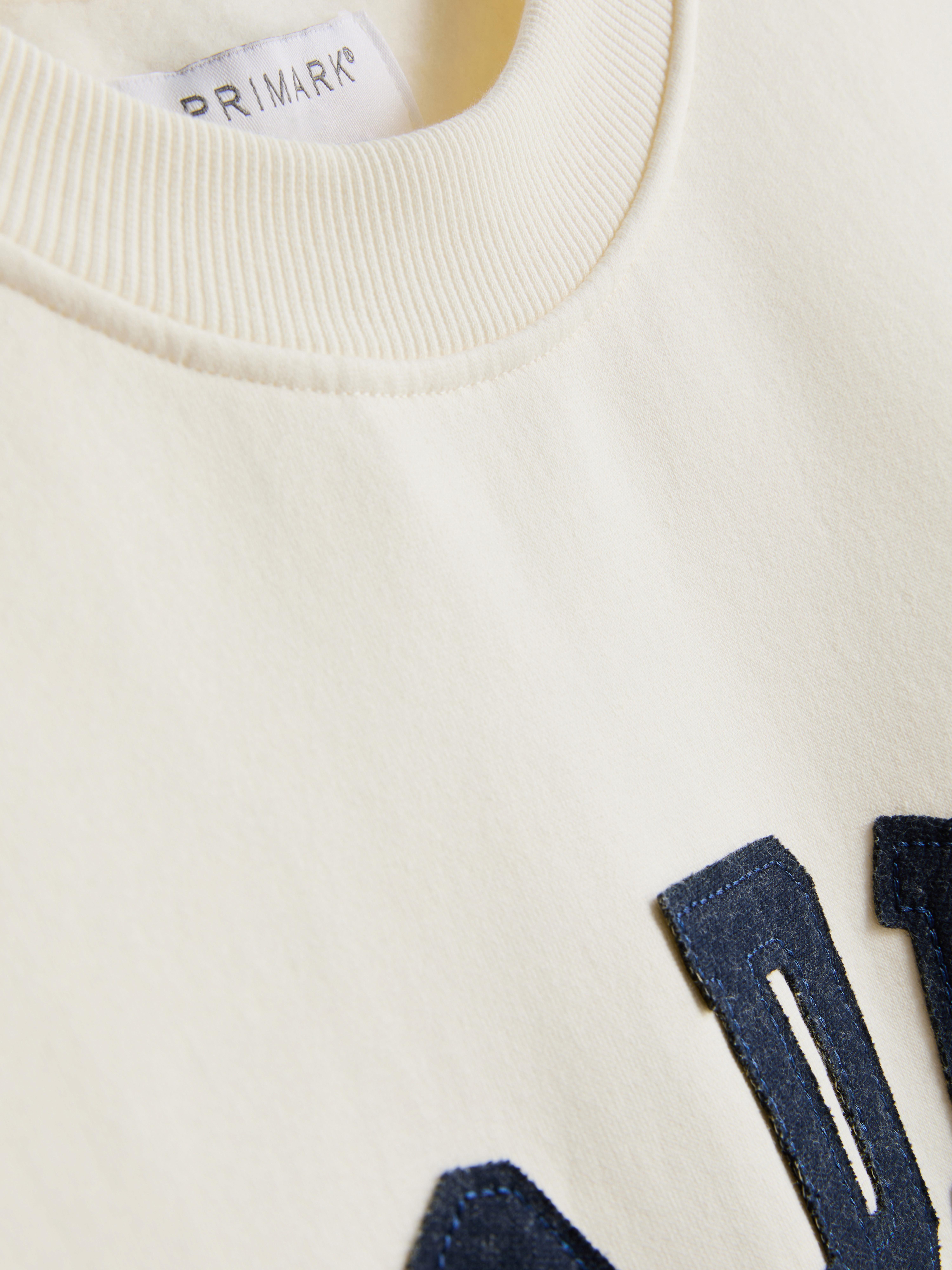 Varsity Graphic Sweatshirt - Ivory