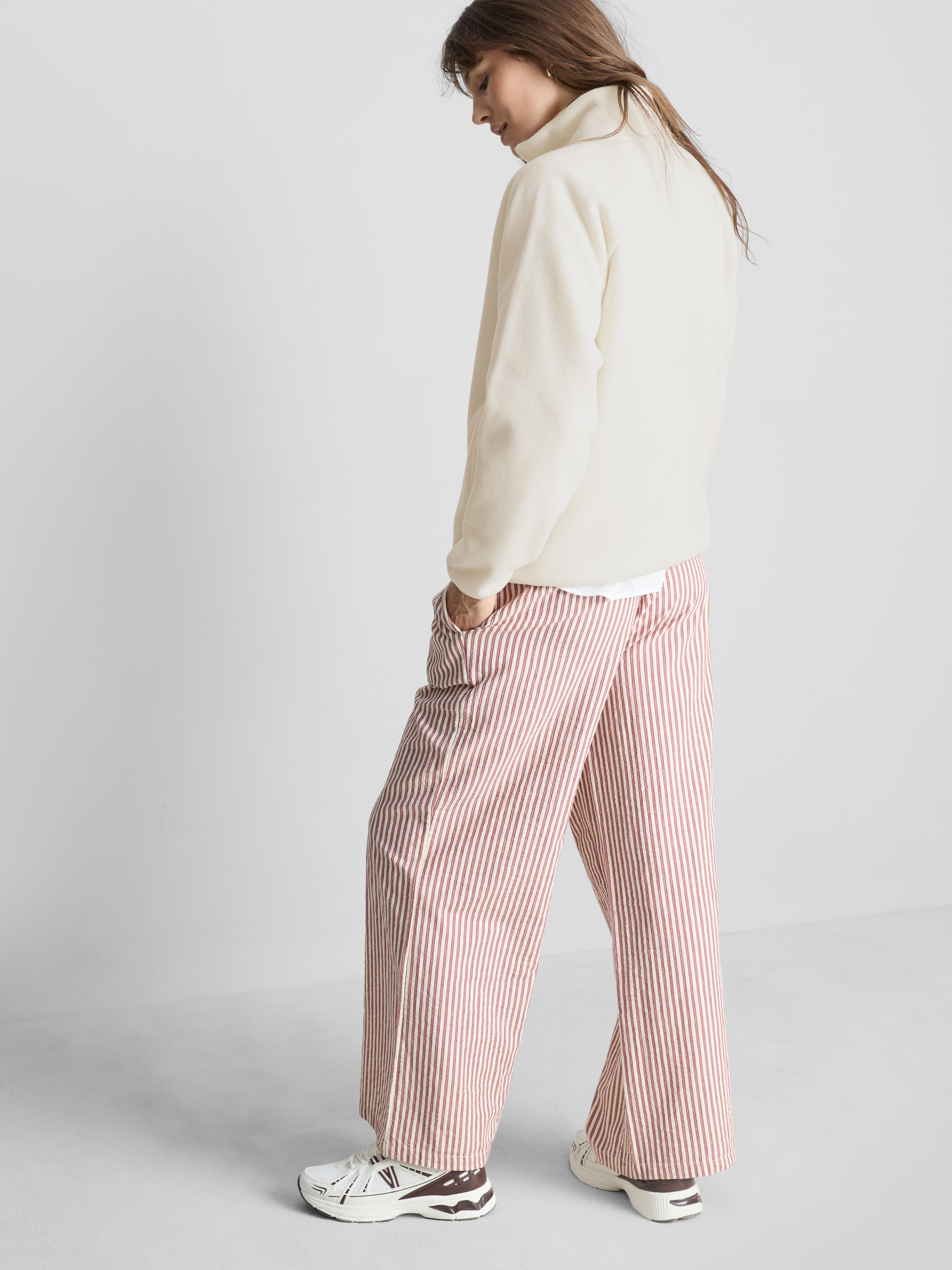 Zip-Up Funnel Neck Fleece - Ivory