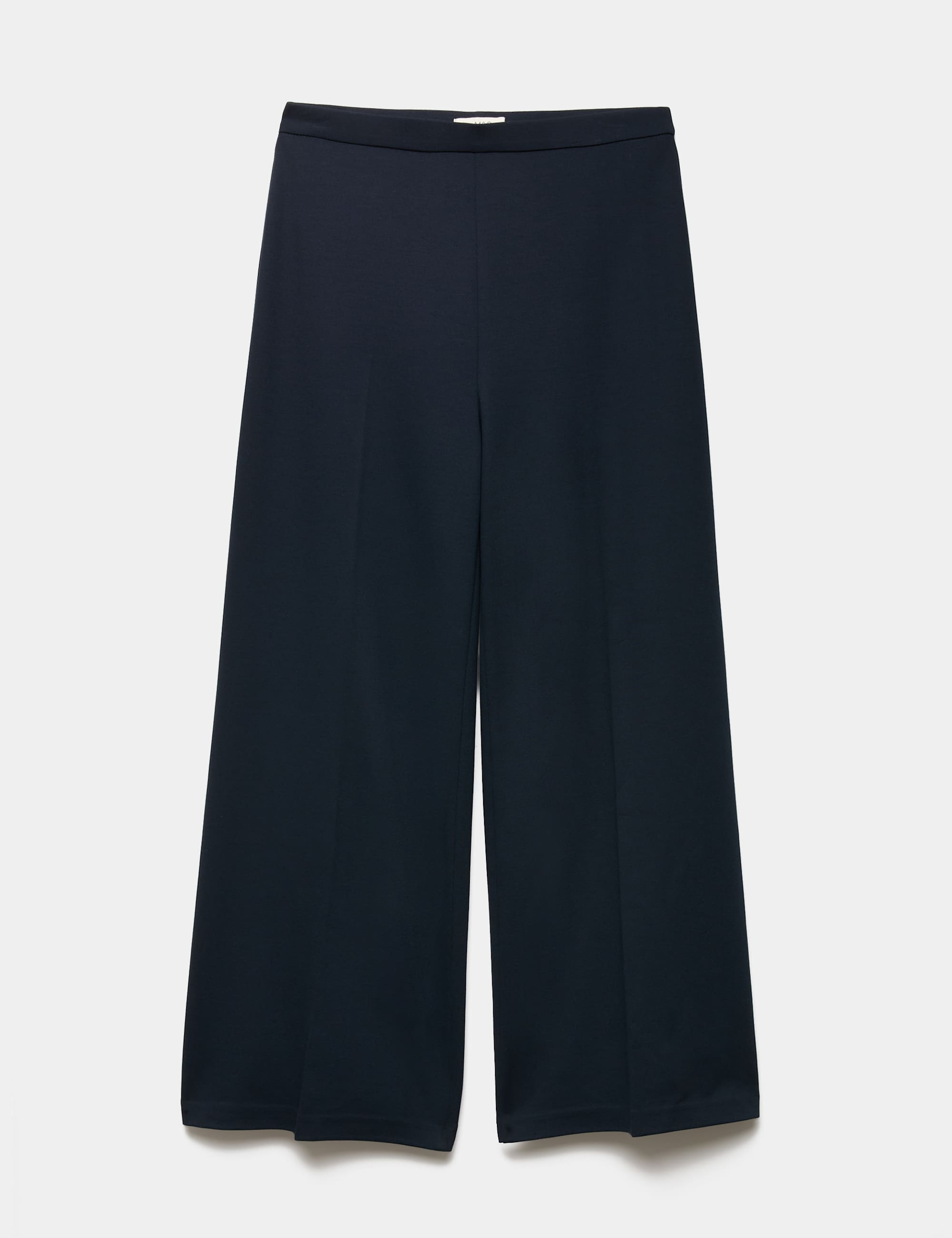 Jersey Wide Leg Trousers with Stretch