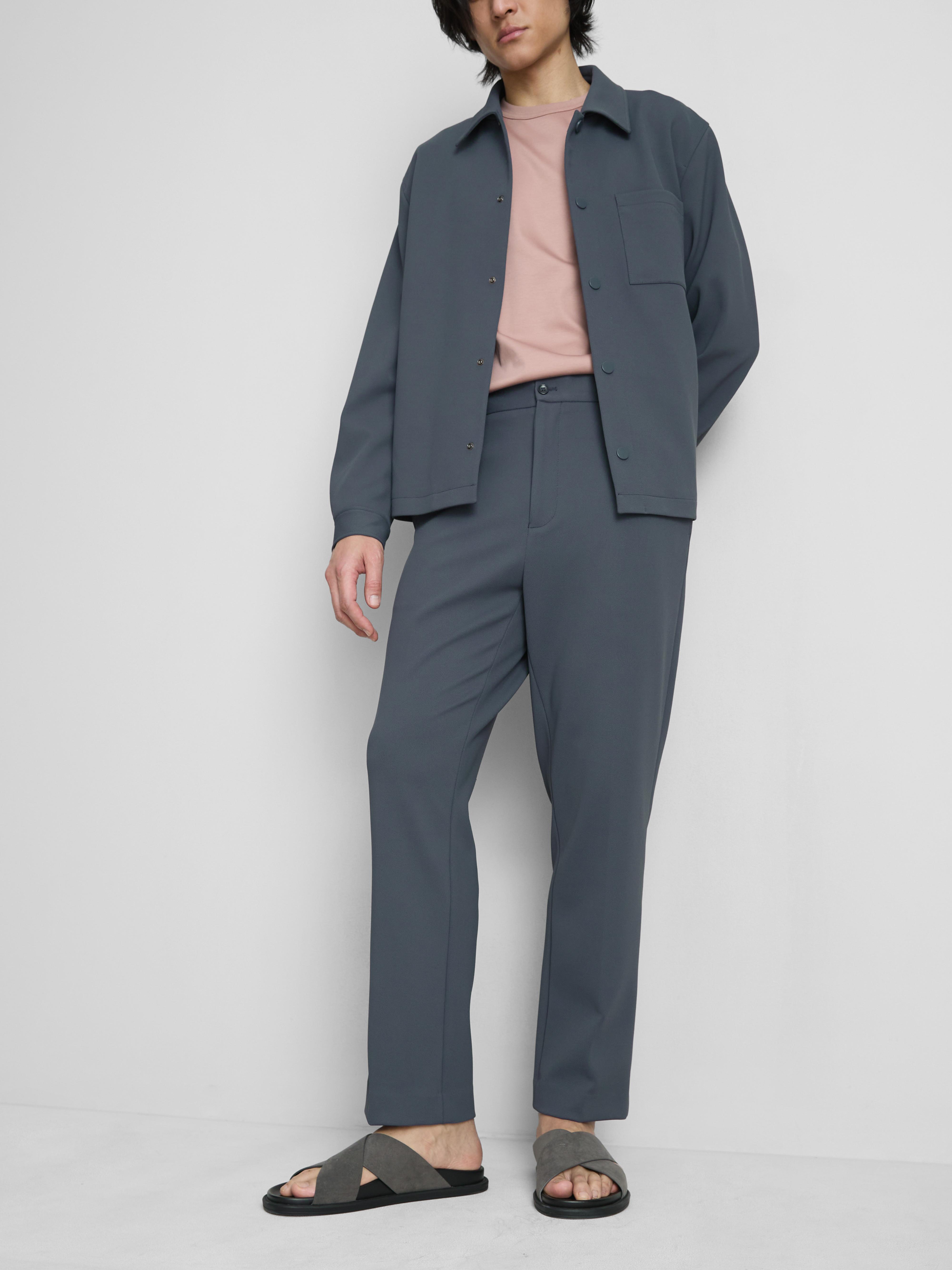 The Edit Regular Fit Pants - Mid Blue