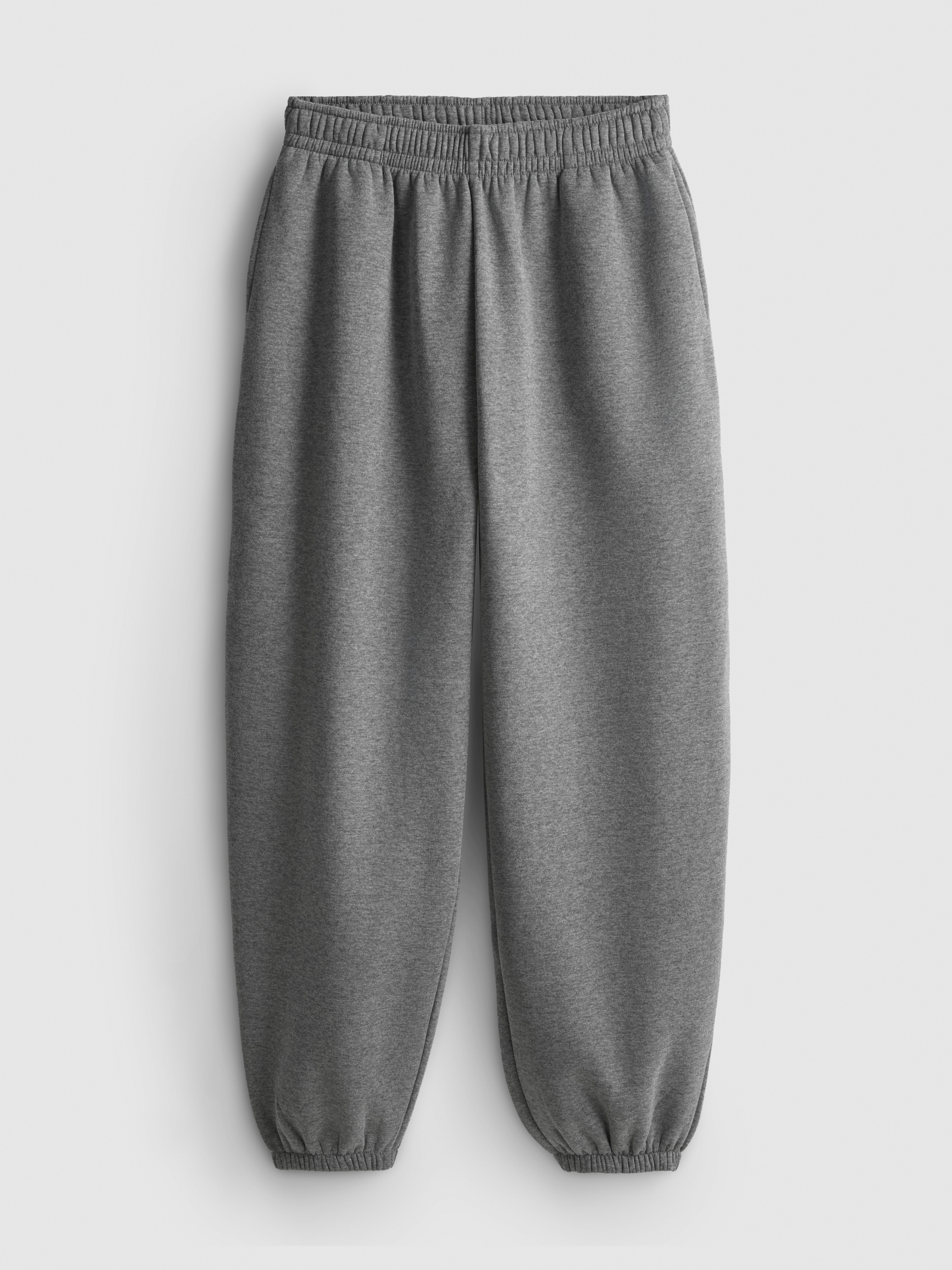 Relaxed Cuffed Joggers - Gray Heather